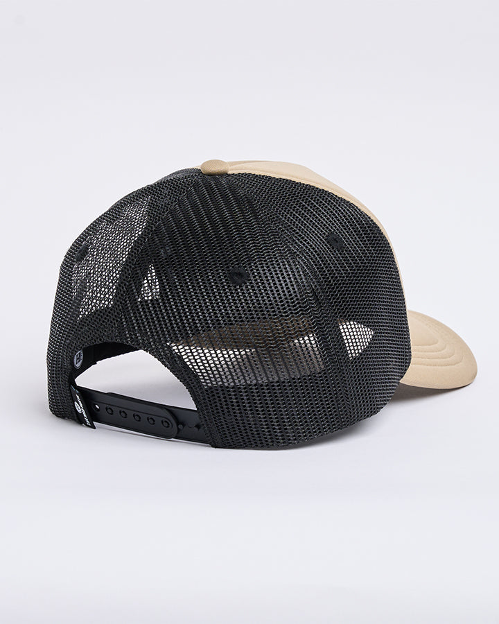 Mad Hueys Stay Frothin Foam Trucker Cap Tan