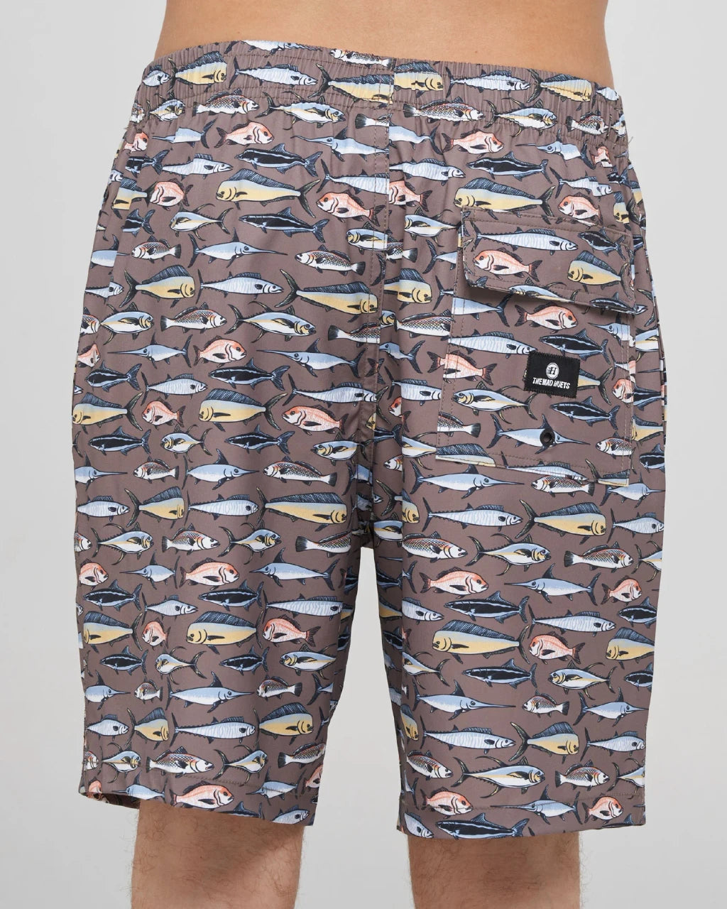 Mad Hueys Pro Hueys Swim Volley Short Taupe