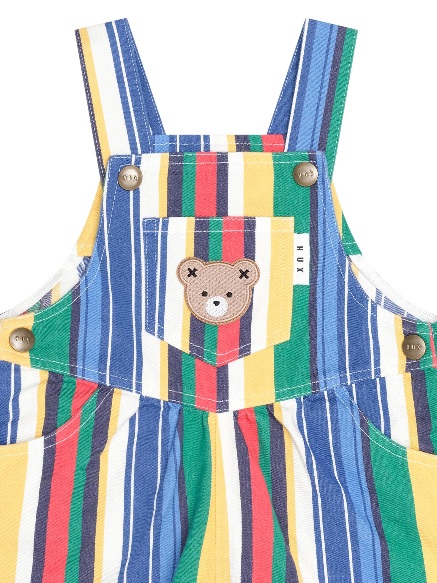Huxbaby Variegated Stripe Shortall | Overall