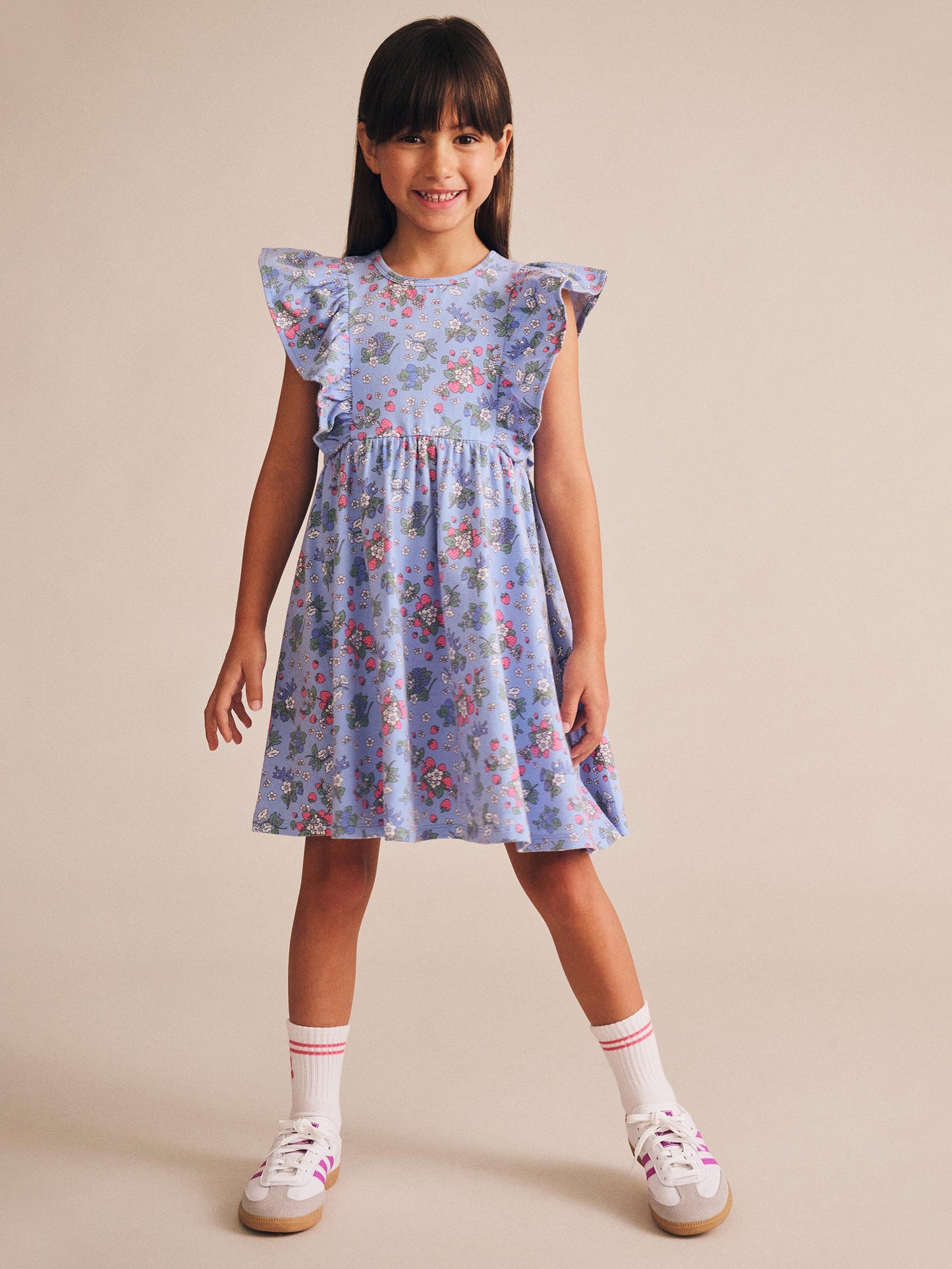 Huxbaby Strawberry Garden Frill Dress