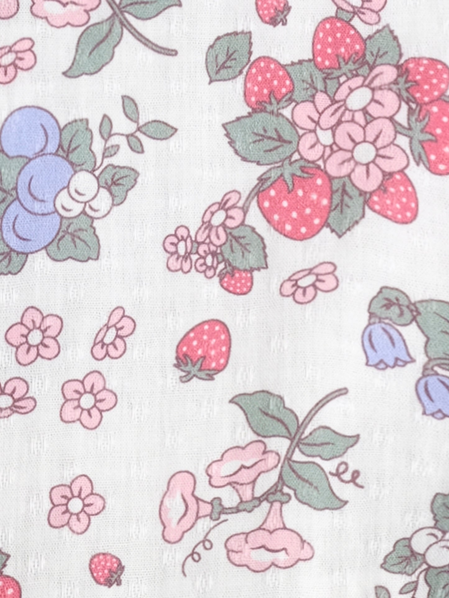 Huxbaby Stawberry Garden Tiered Smock Dress