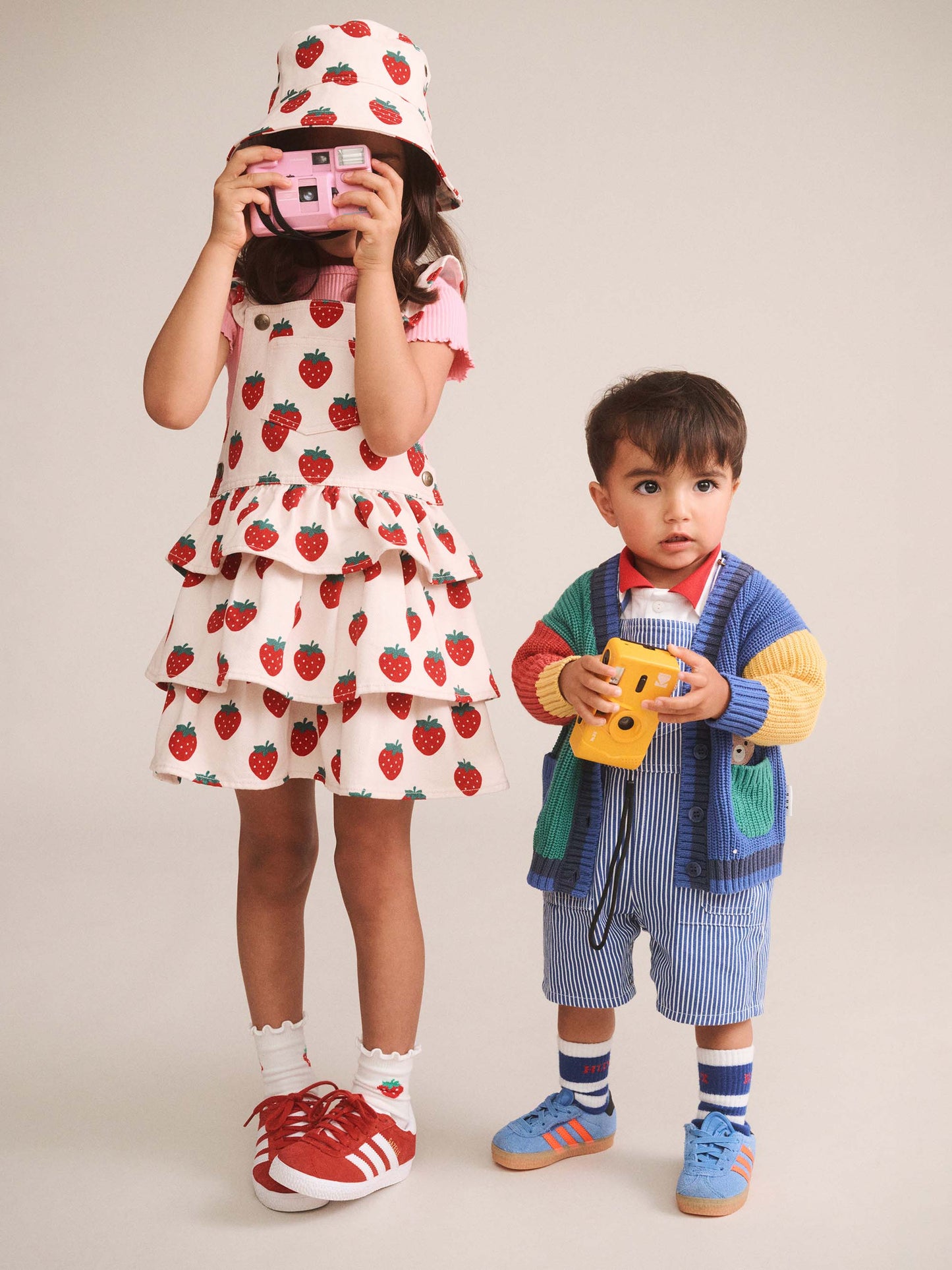 Huxbaby Strawberry Tiered Pinafore