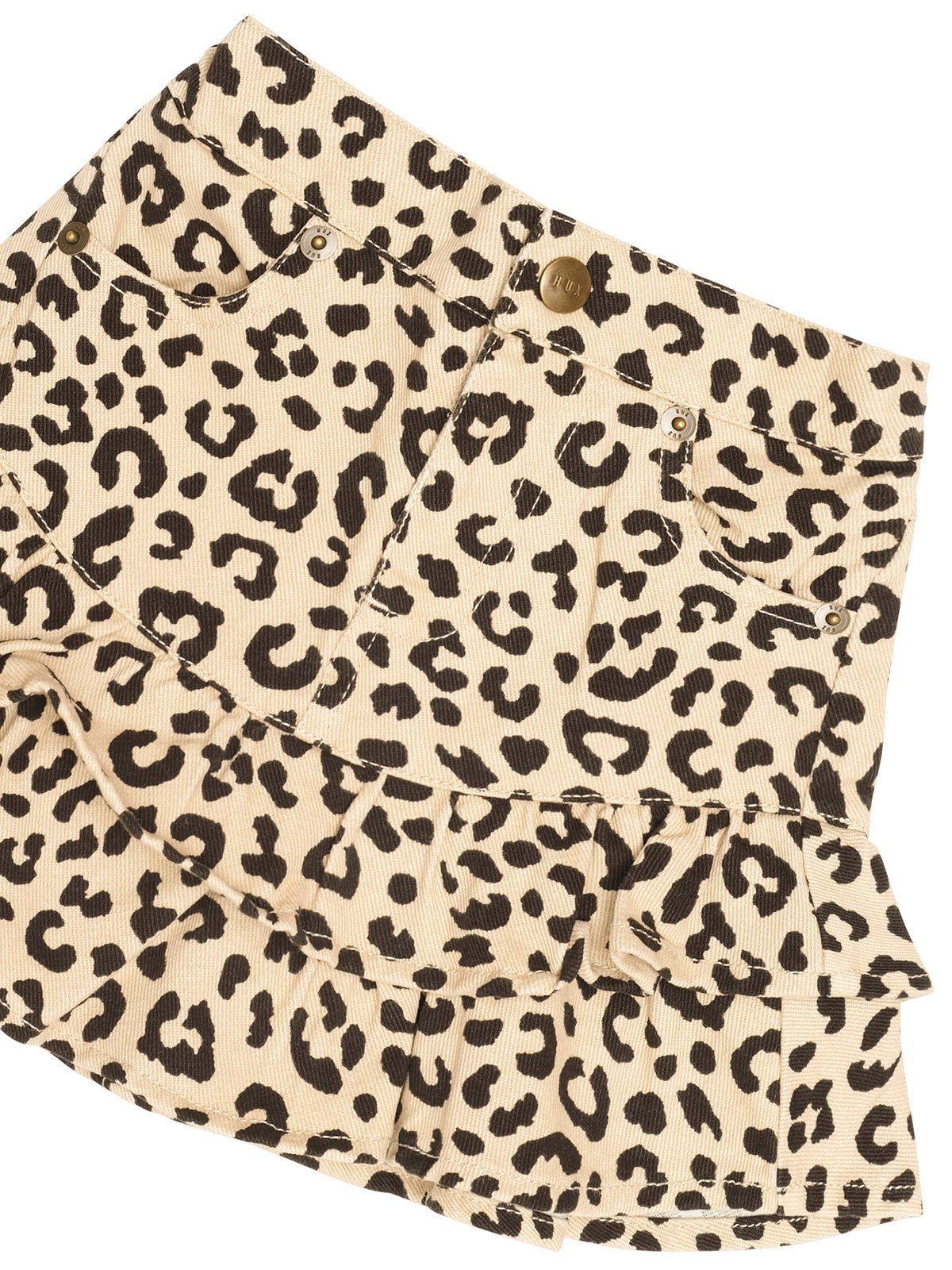 Huxbaby Leopard Frill Skirt
