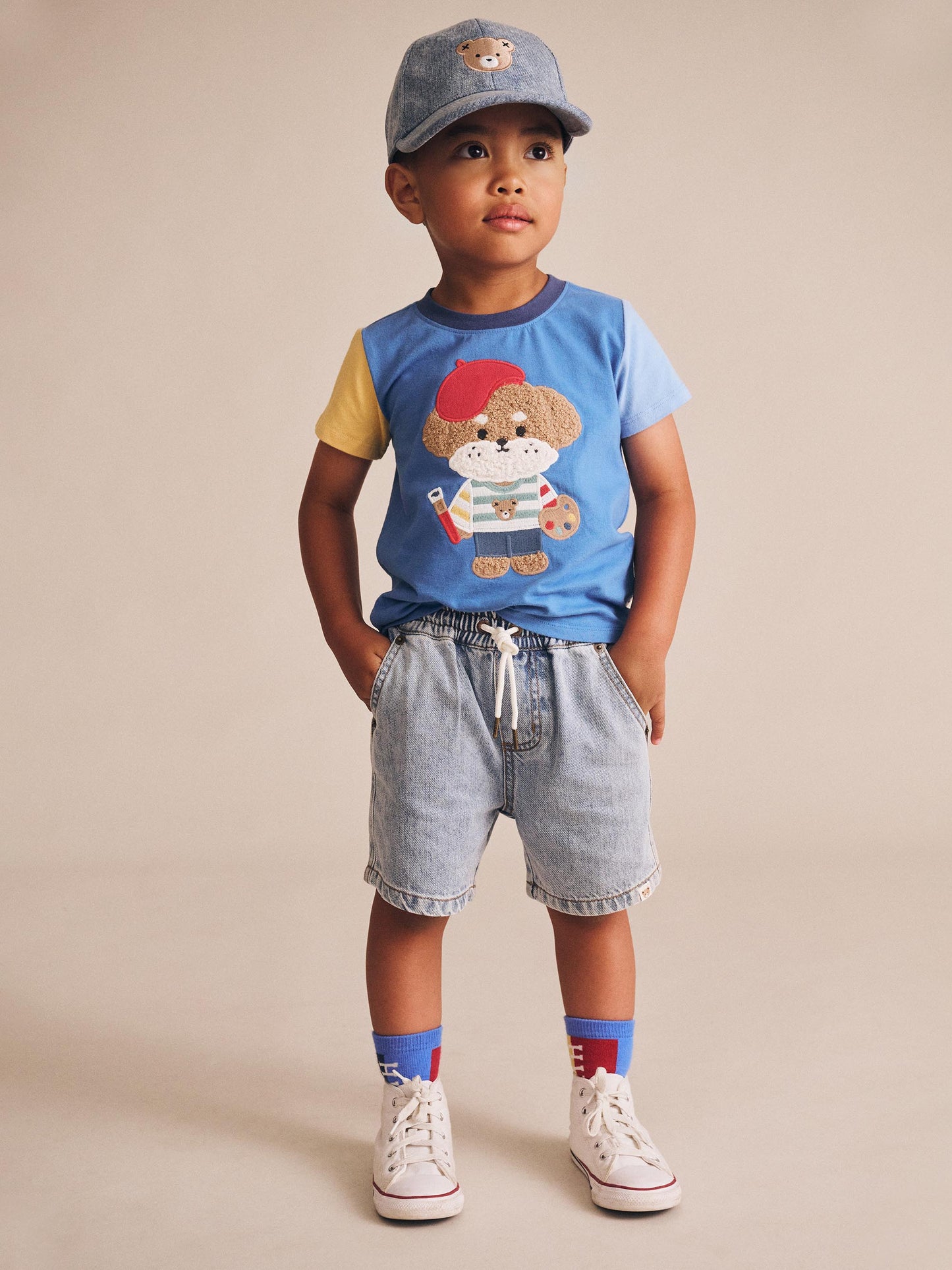 Huxbaby Parisian Painter Pup Tee
