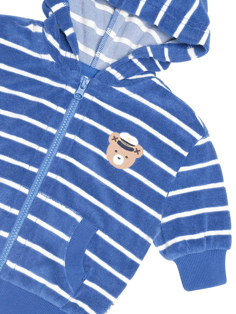 Huxbaby Nautical Hux Towelling Zip Hoodie
