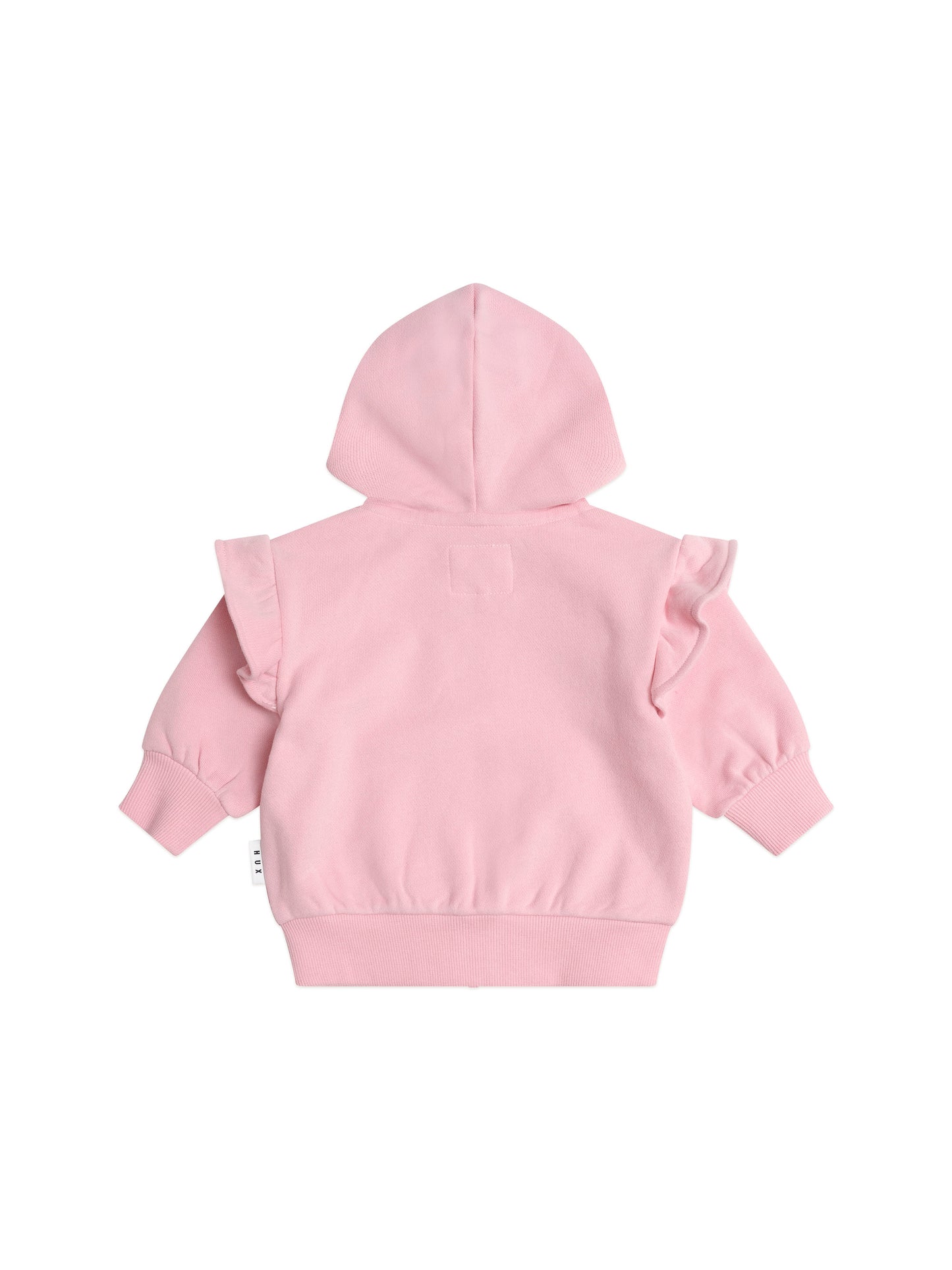 Huxbaby Zip Up Frill Hoodie Apricot