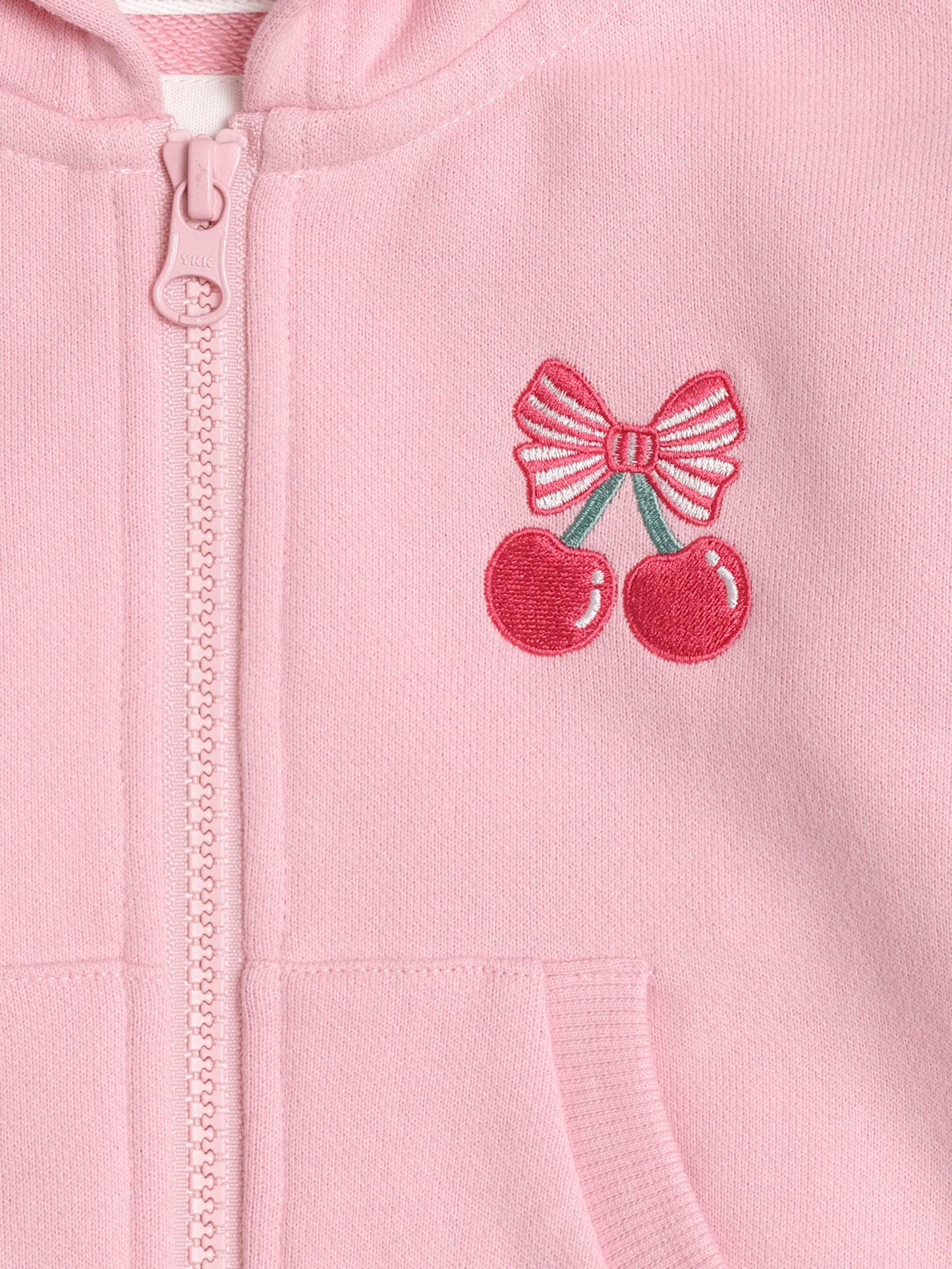 Huxbaby Zip Up Frill Hoodie Apricot