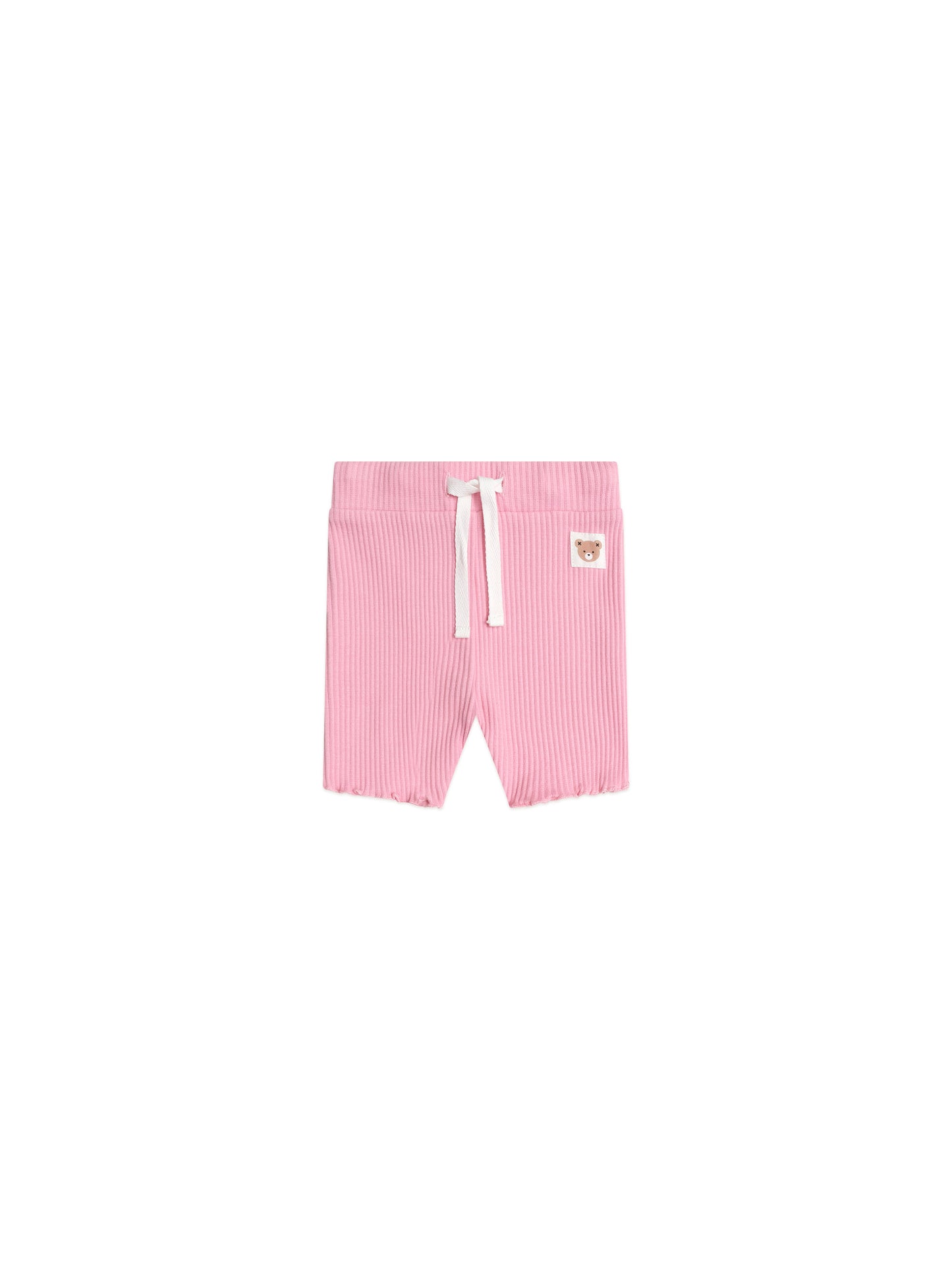 Huxbaby Pink Rib Bike Shortie