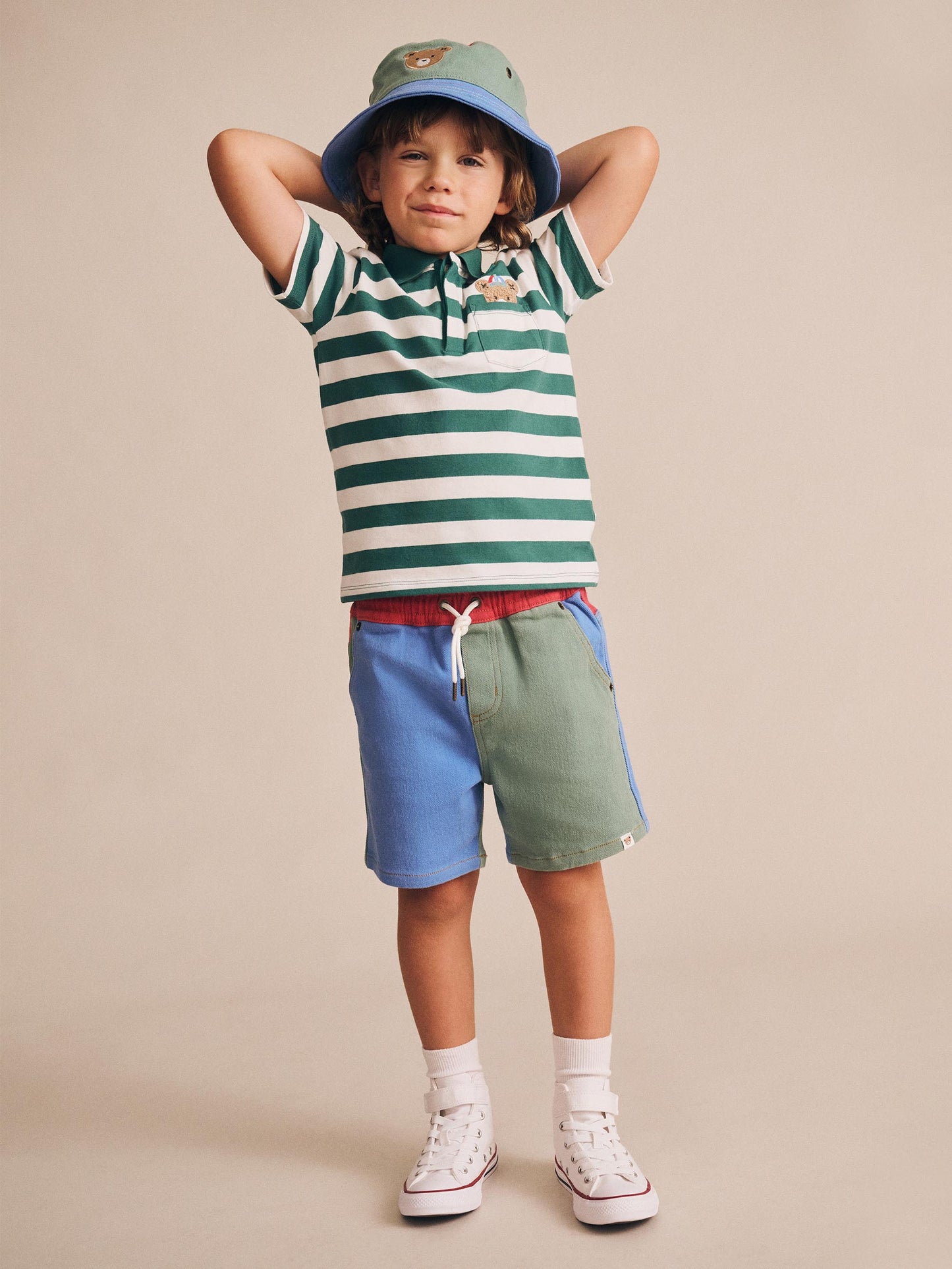 Huxbaby Vintage Denim Shorts Multicolour