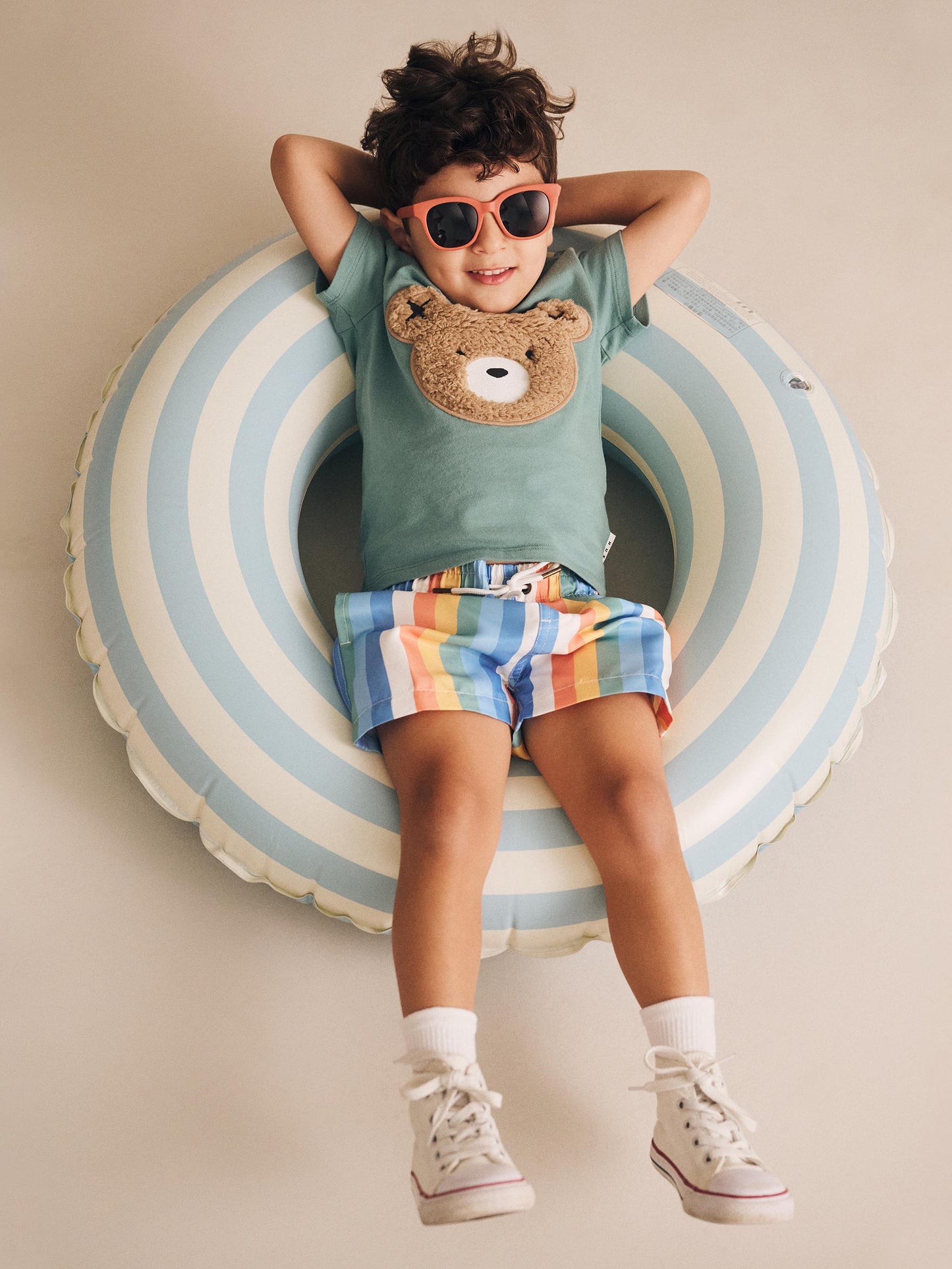 Huxbaby Beach Stripe Swim Short