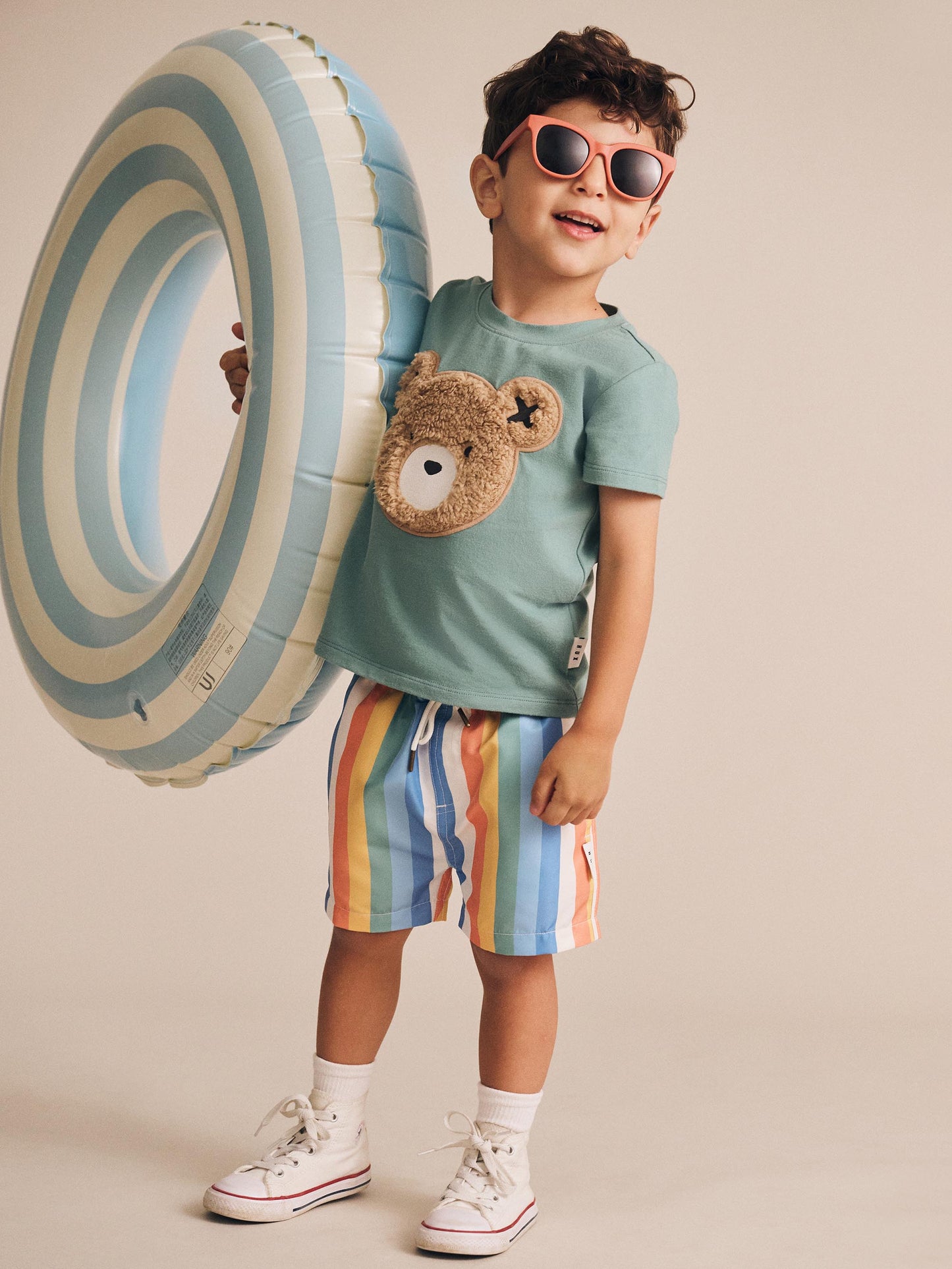 Huxbaby Beach Stripe Swim Short