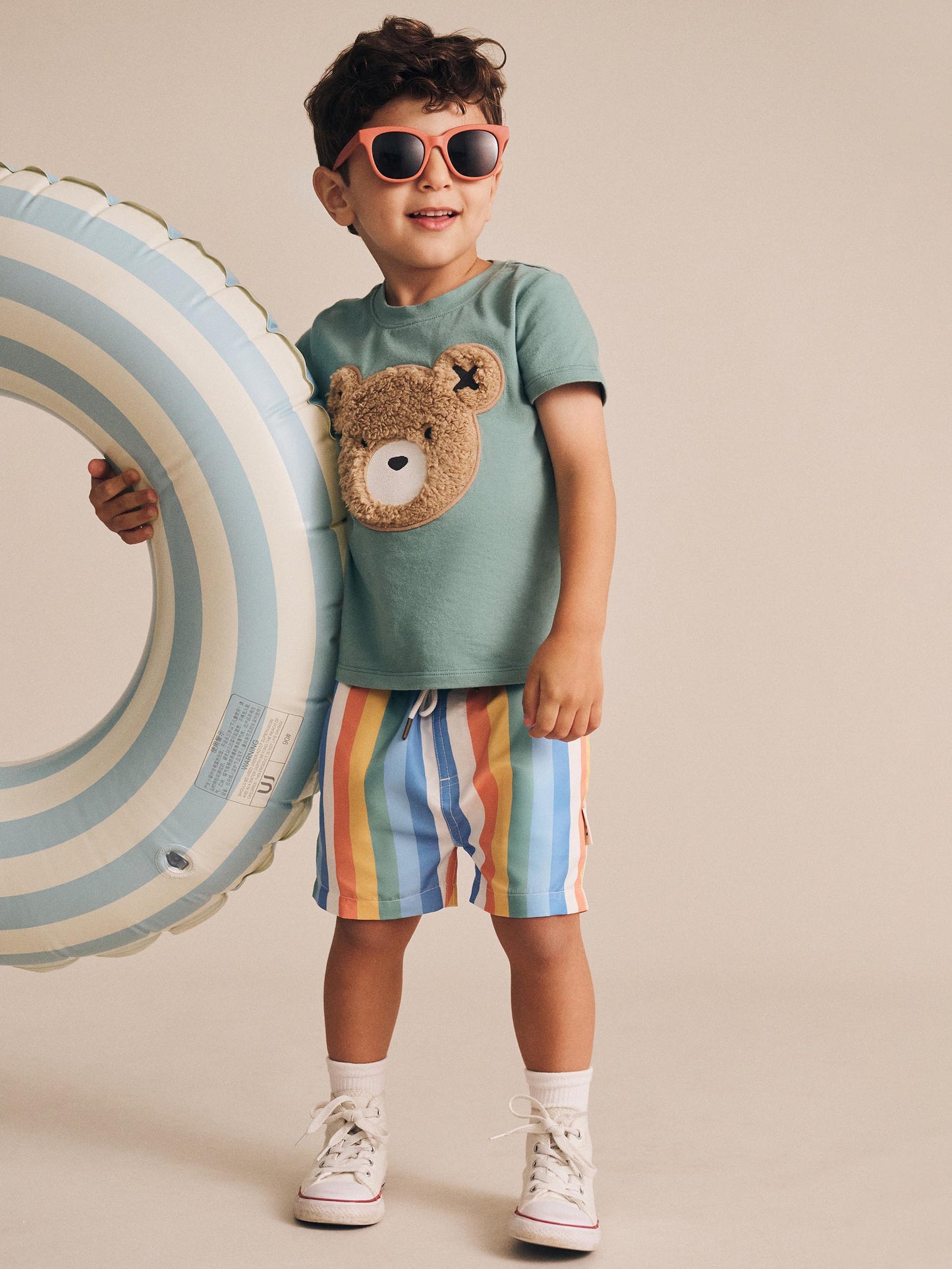 Huxbaby Beach Stripe Swim Short