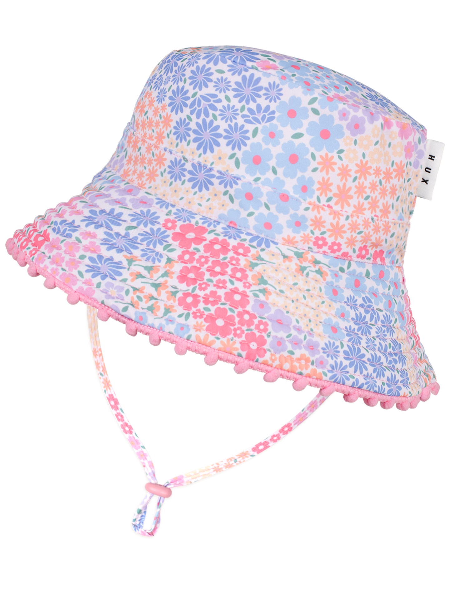 Huxbaby Reversible Swim Hat Floral Bloom