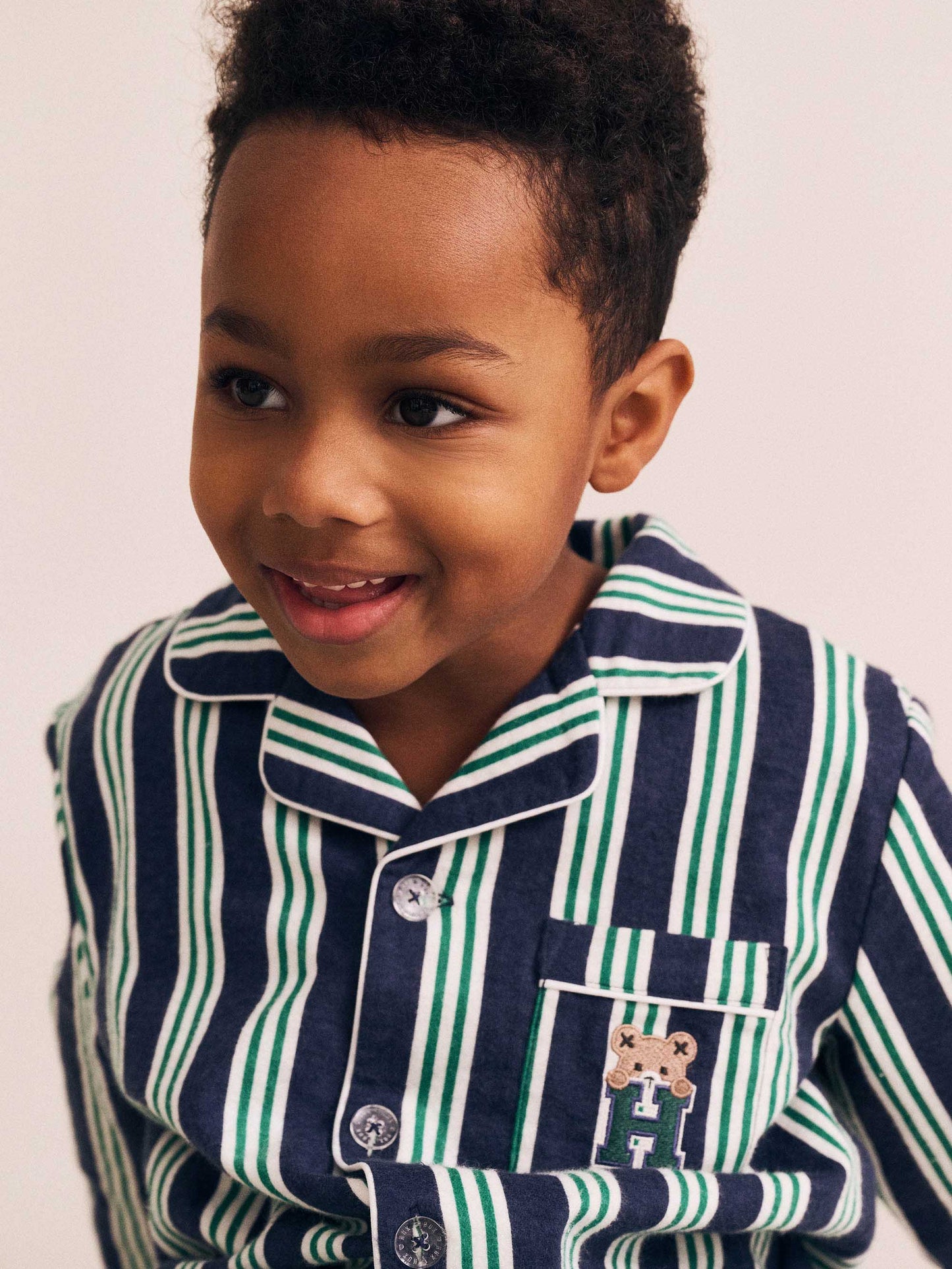 Huxbaby Classic Stripe Flannel PJ's