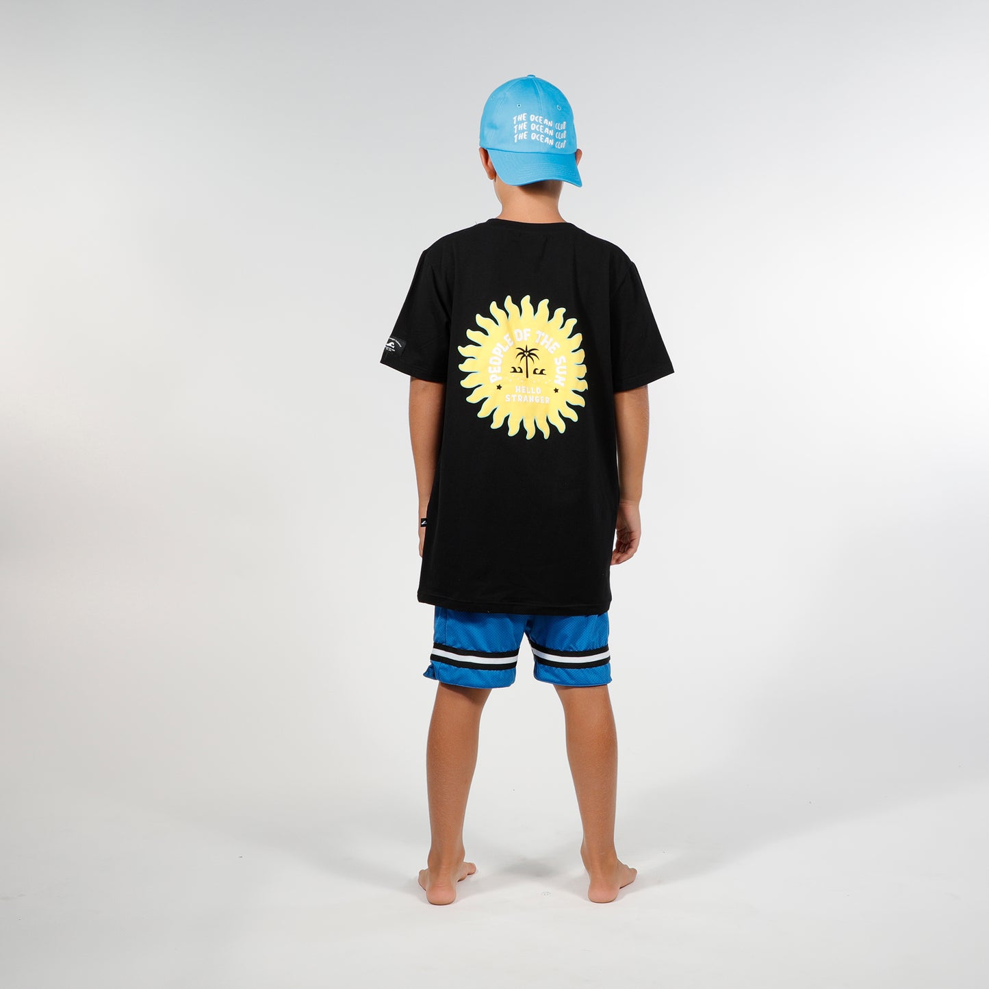 Hello Stranger People Of The Sun Short Sleeve Tee Black Yellow