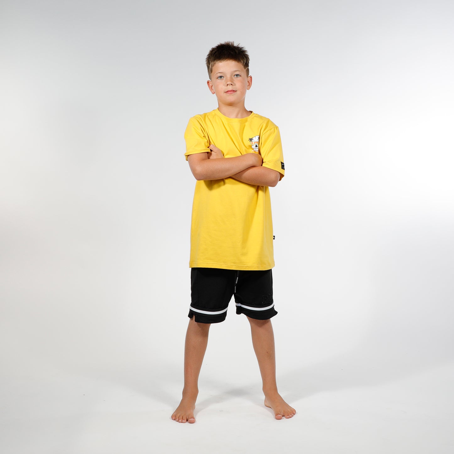 Hello Stranger The Future Is Bright Short Sleeve Tee Yellow