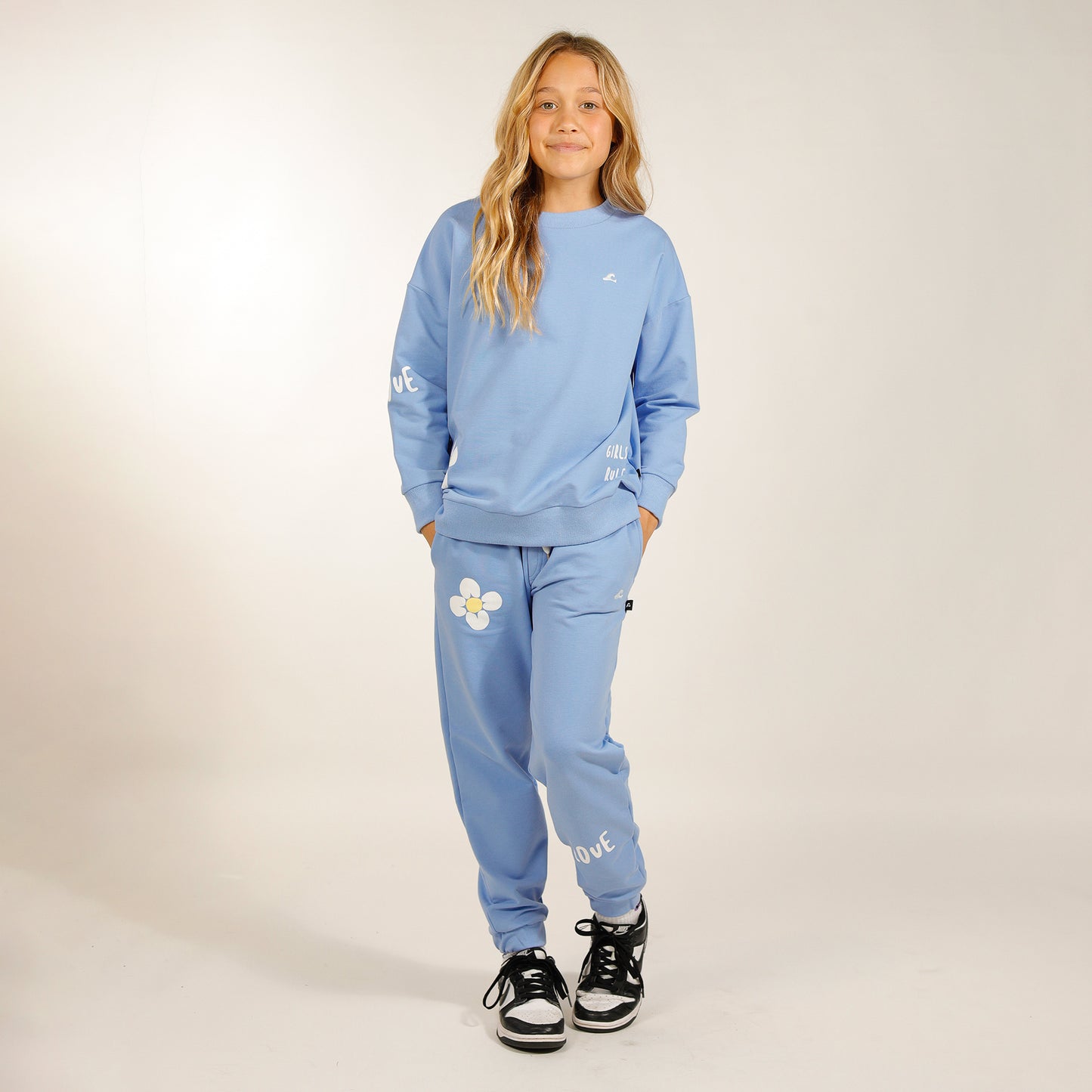 Hello Stranger Crew Cornflower