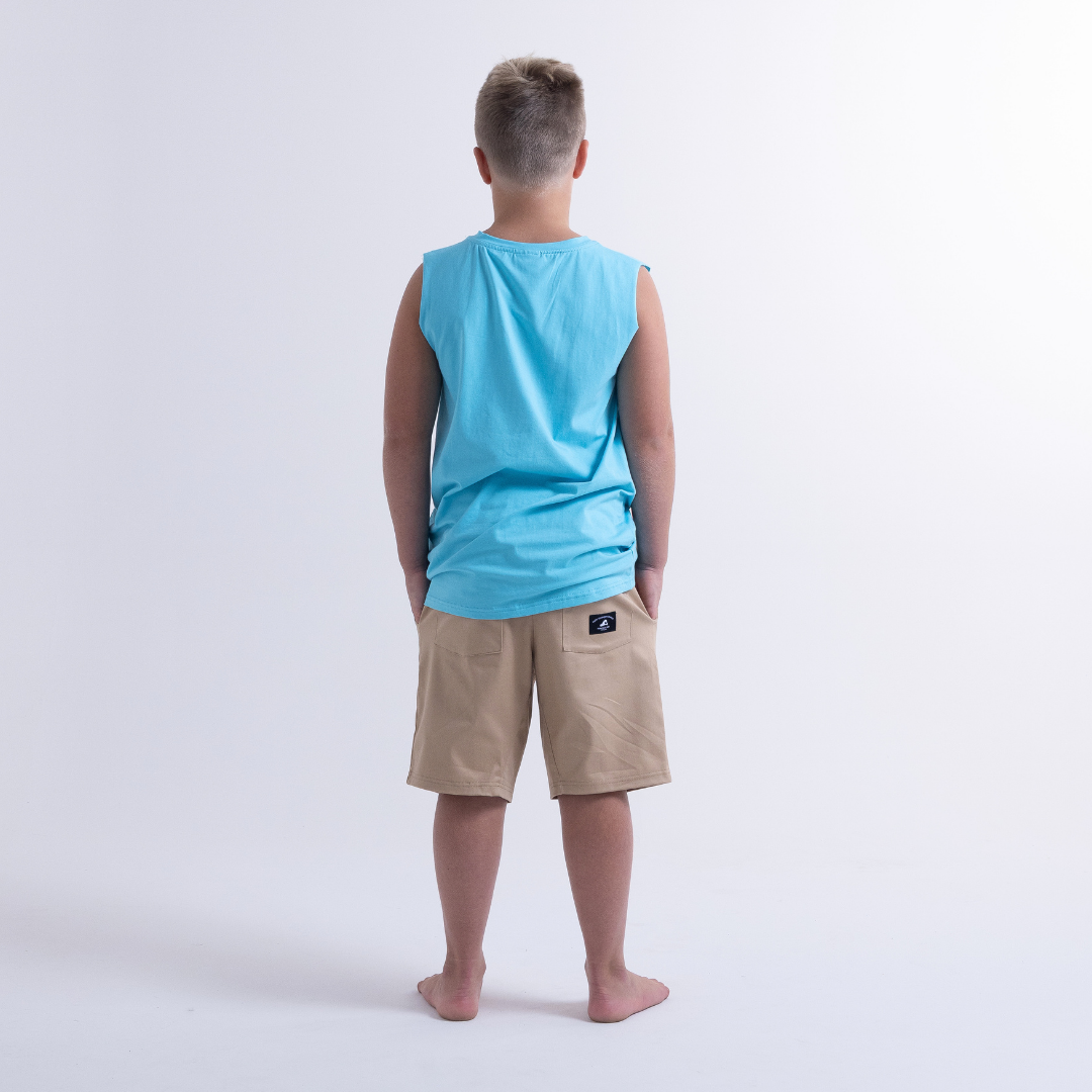 Hello Stranger Twill Walk Short Tan