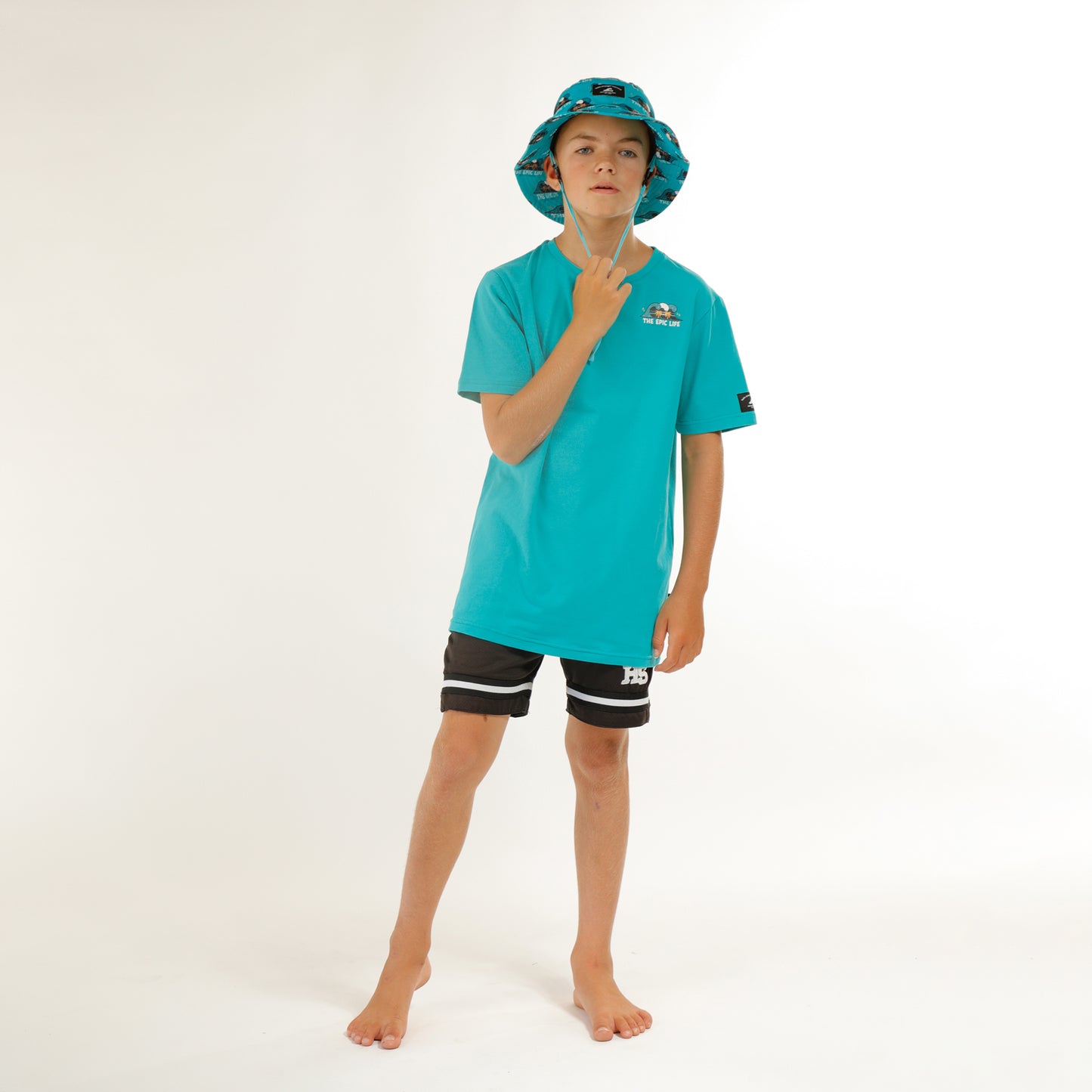 Hello Stranger Varsity Shorts Black
