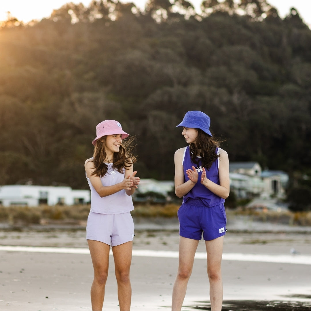 Hello Stranger Playful Short Purple