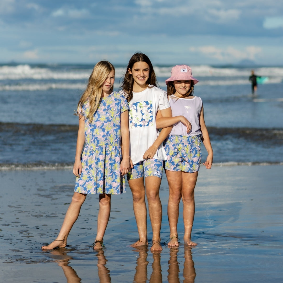 Hello Stranger Palma Dress Island Vibes Hawaii Print