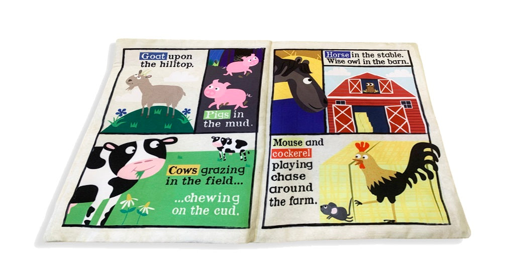 Crinkly Cloth Book Farm Animals