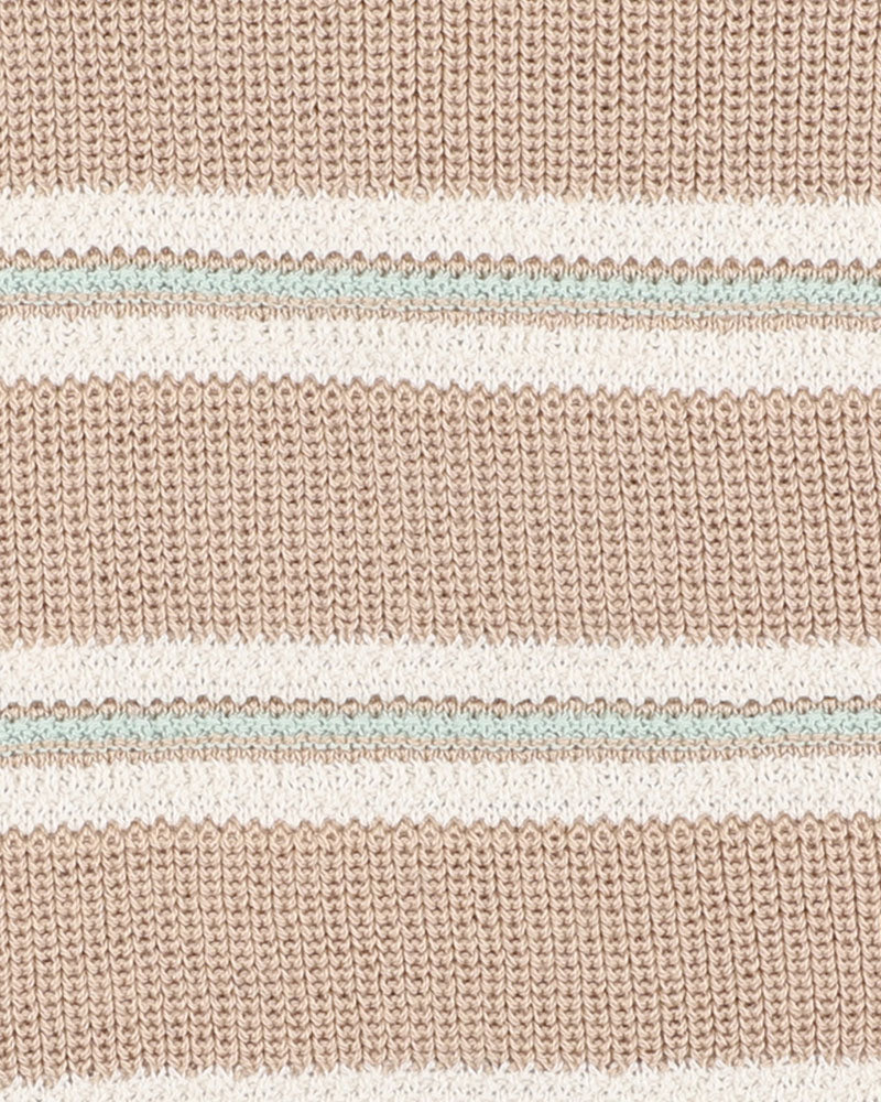 Minihaha Wildlings Stripe Knitted Bodysuit Neutral
