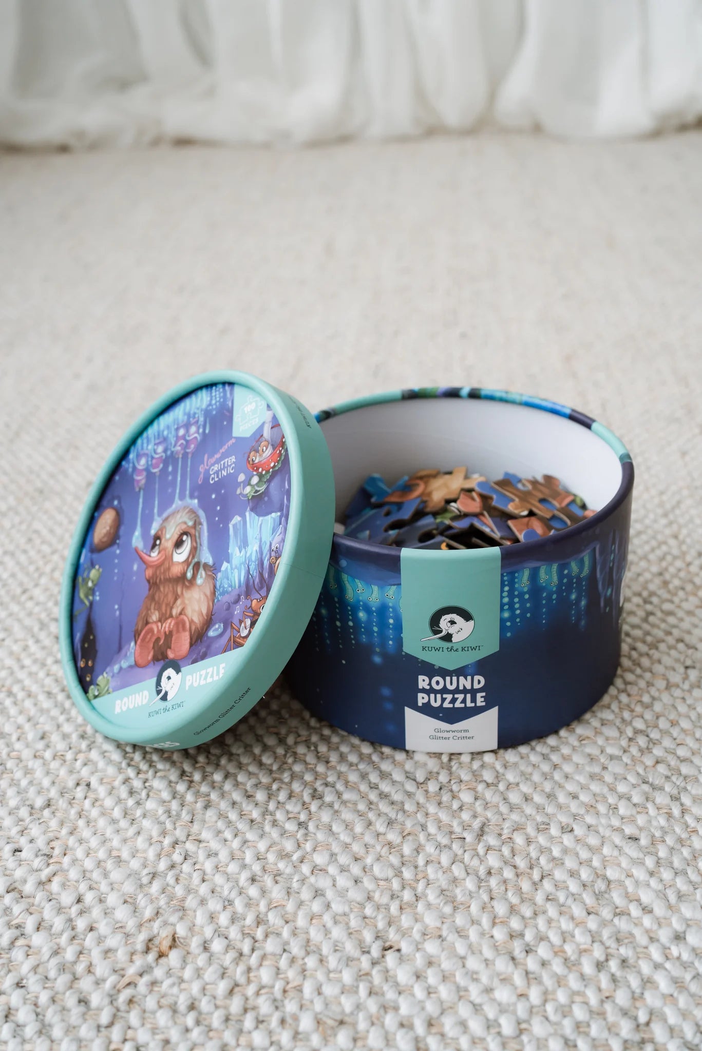 Kuwi Puzzle | Glowworm Glitter Critter 100 piece