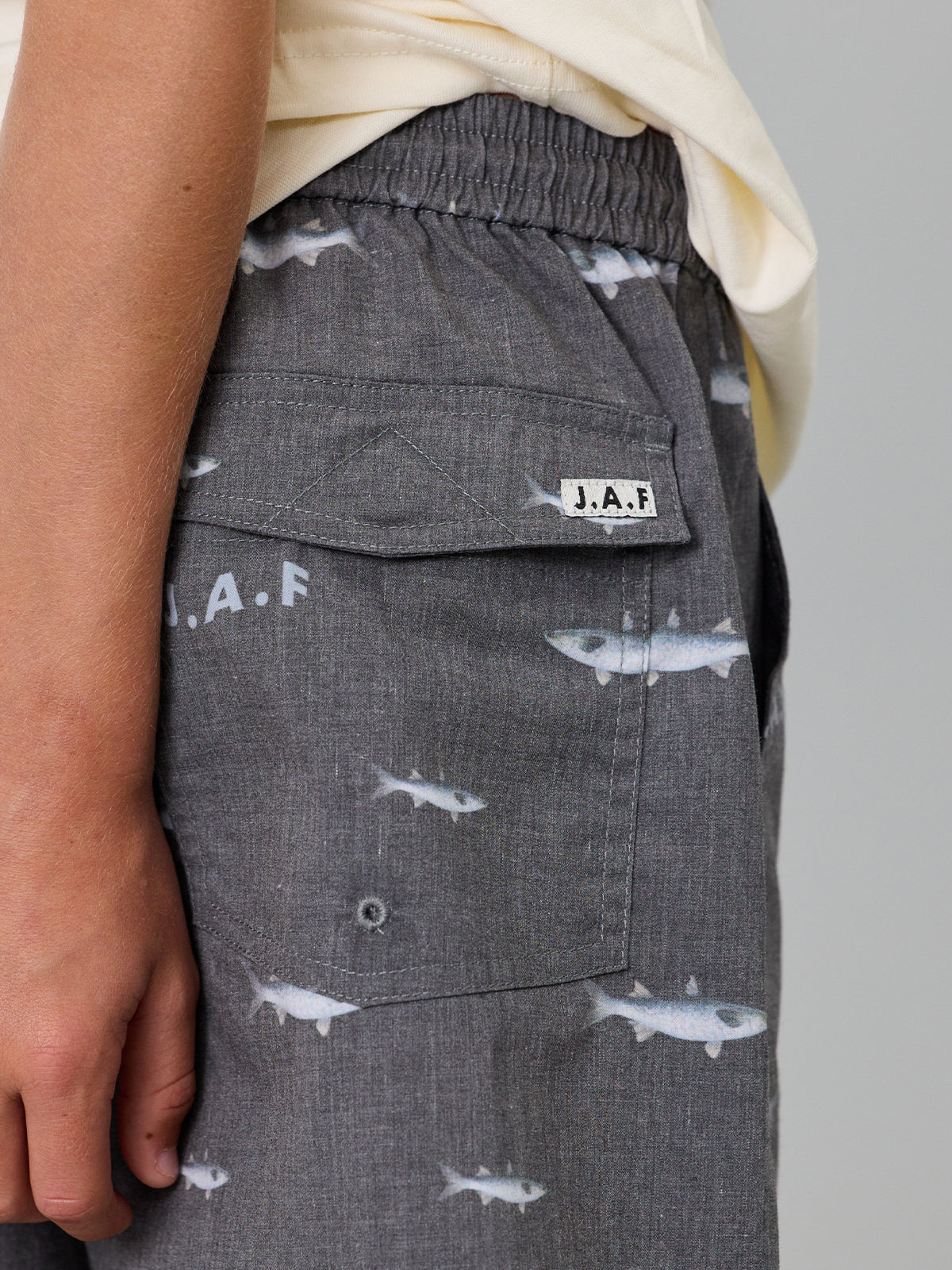 Just Another Fisherman Mini Mullet Shorts Antique Black