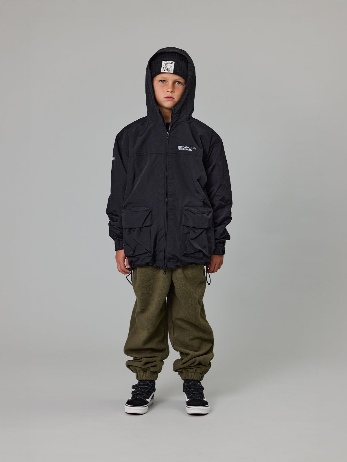 Just Another Fisherman Mini Nautilus Spray Jacket Black