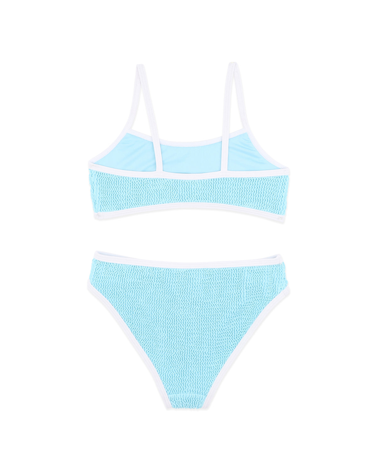 Minihaha Blue Fizz/White Crinkle Bikini