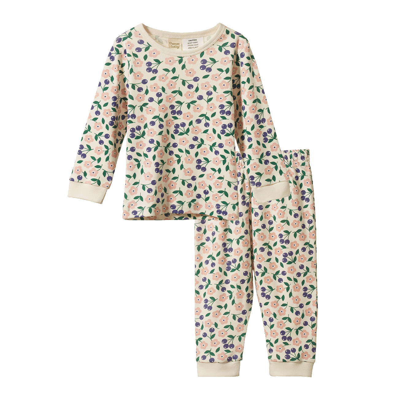 Nature Baby Long Sleeve Pyjamas Set Grande Briarwood Print