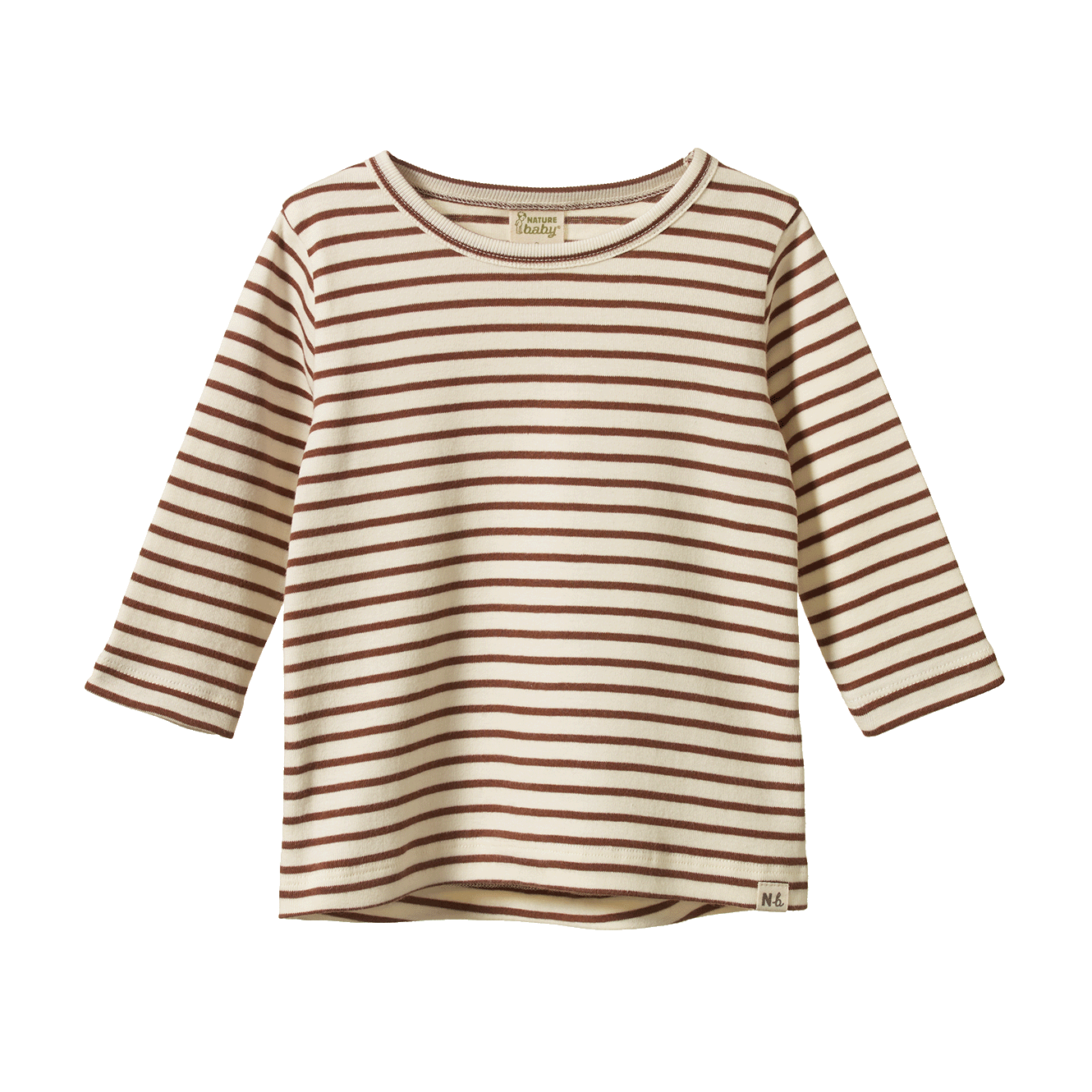 Nature Baby Long Sleeve River Tee Pinecone Sailor Stripe
