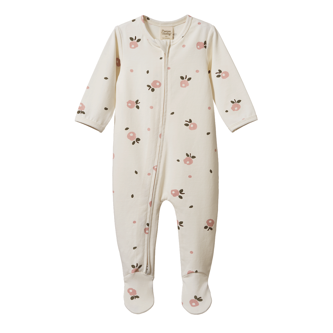 Nature Baby Dreamlands Suit Posey Blossom Rose Print