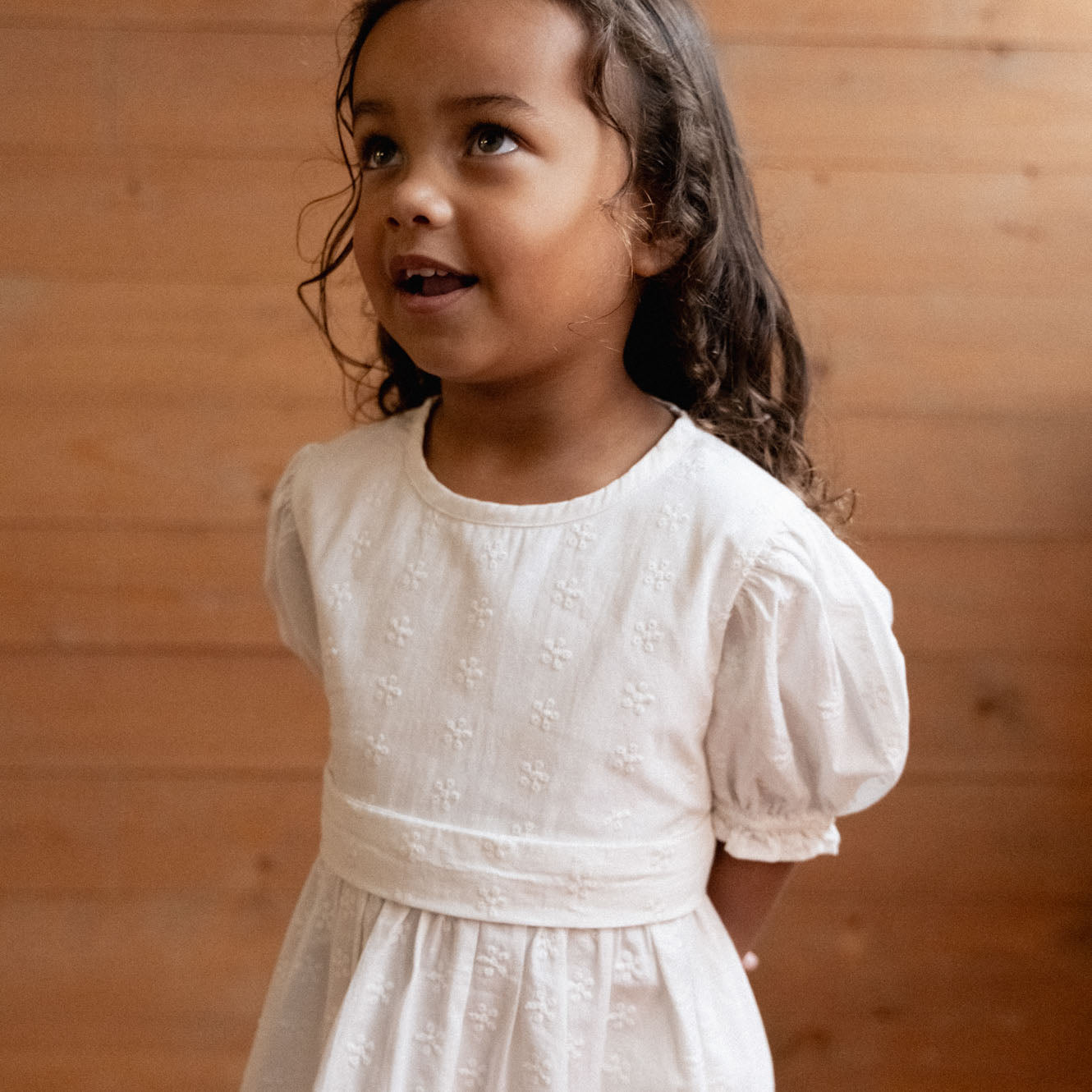 Nature Baby Annabelle Dress Ivory Floral