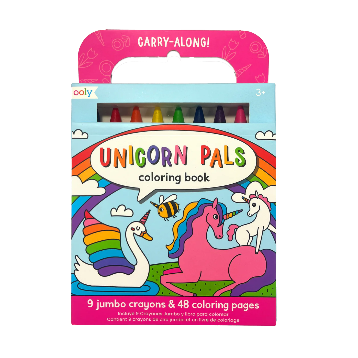 Carry Along Colouring Book & Crayon Set | Unicorn Pals