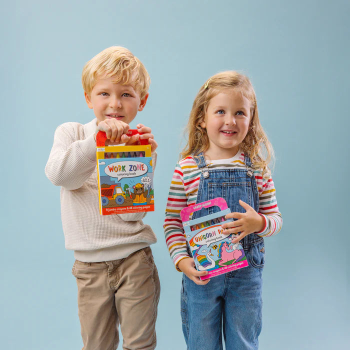 Carry Along Colouring Book & Crayon Set | Unicorn Pals