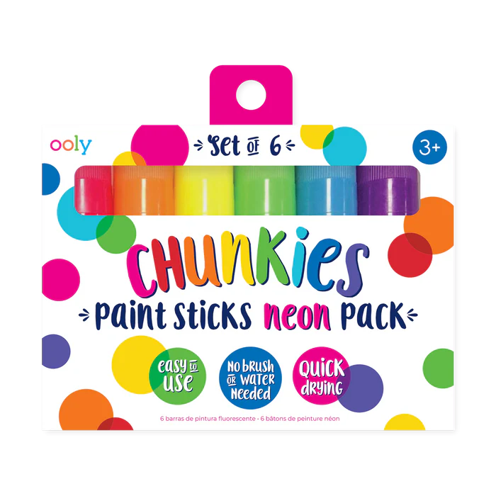 Chunkies Paint Sticks Neon - Set of 6