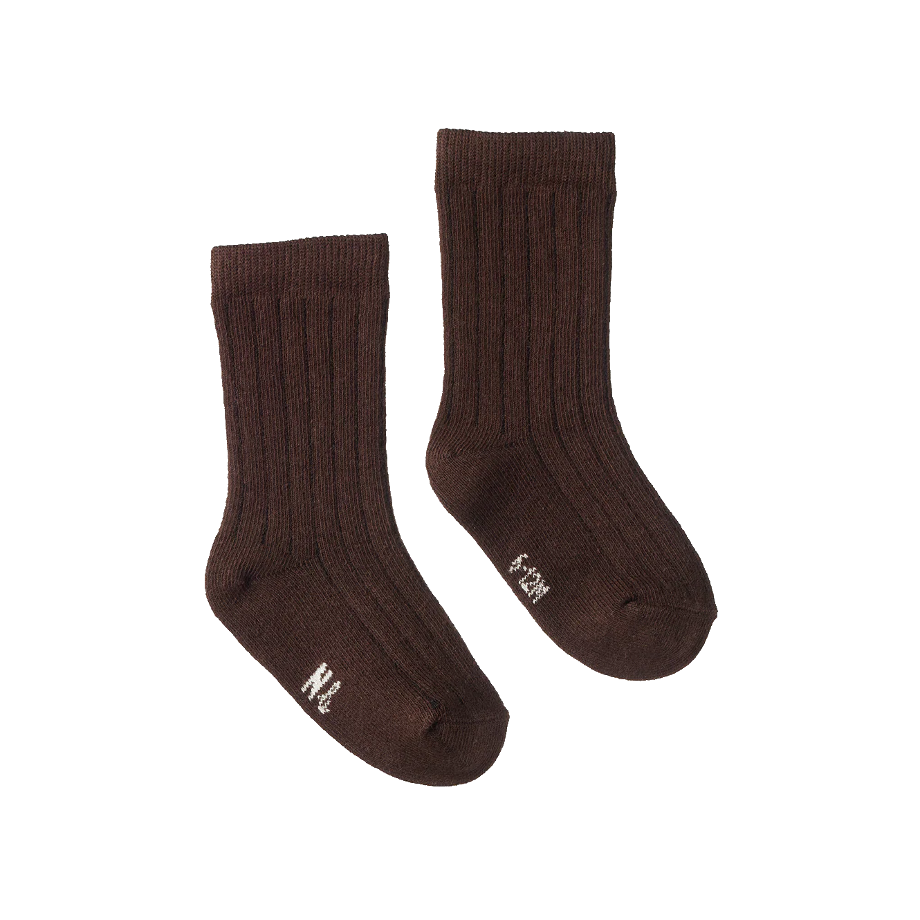 Nature Baby Organic Cotton Rib Socks Pinecone