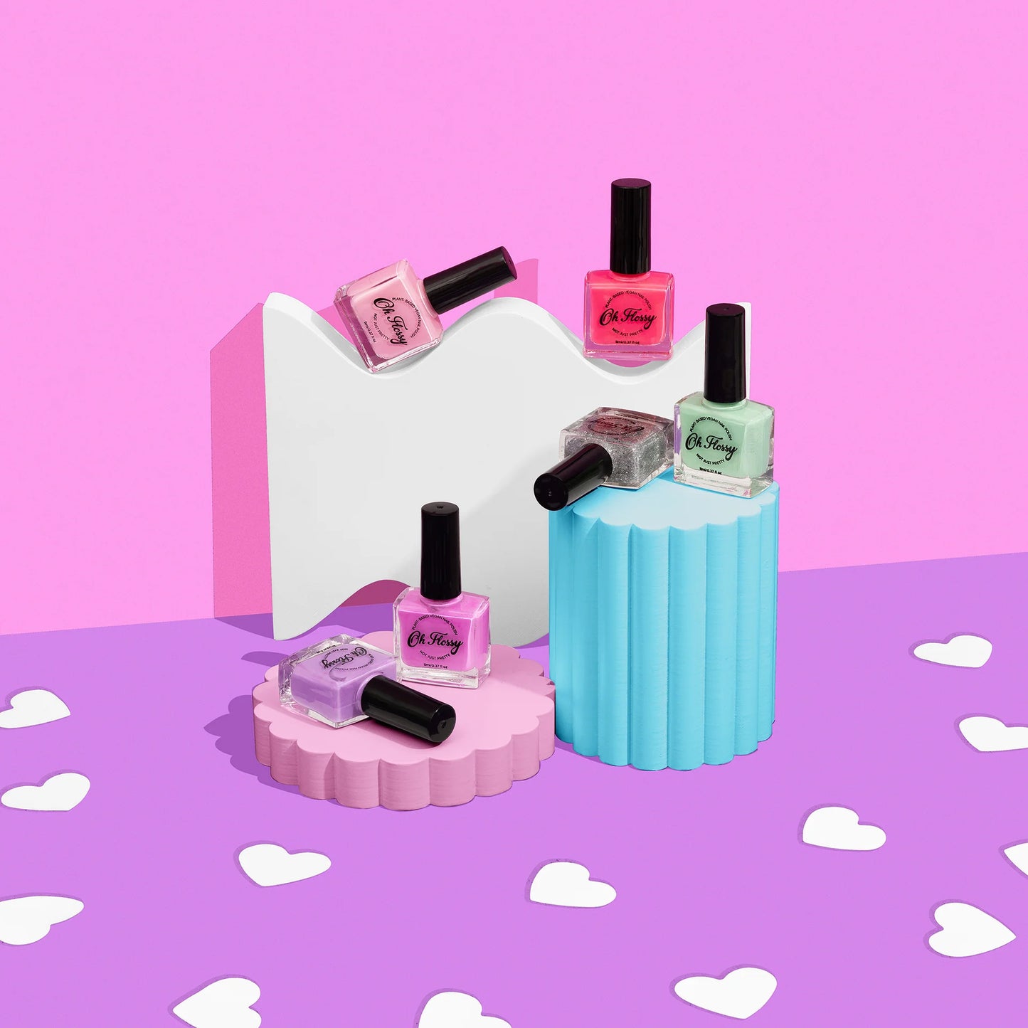 Oh Flossy Nail Polish Pastel Pink