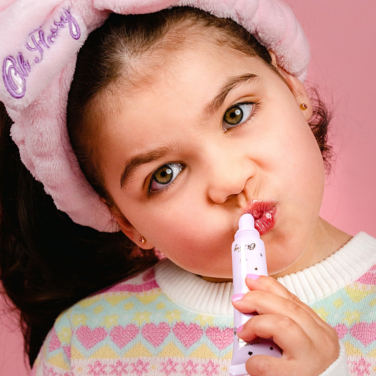 Oh Flossy Natural Lip Gloss Grape
