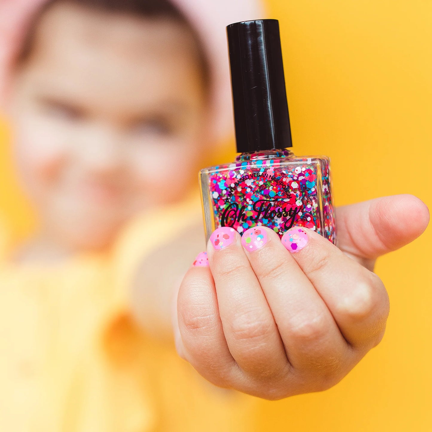 Oh Flossy Nail Polish Coloured Confetti Glitter