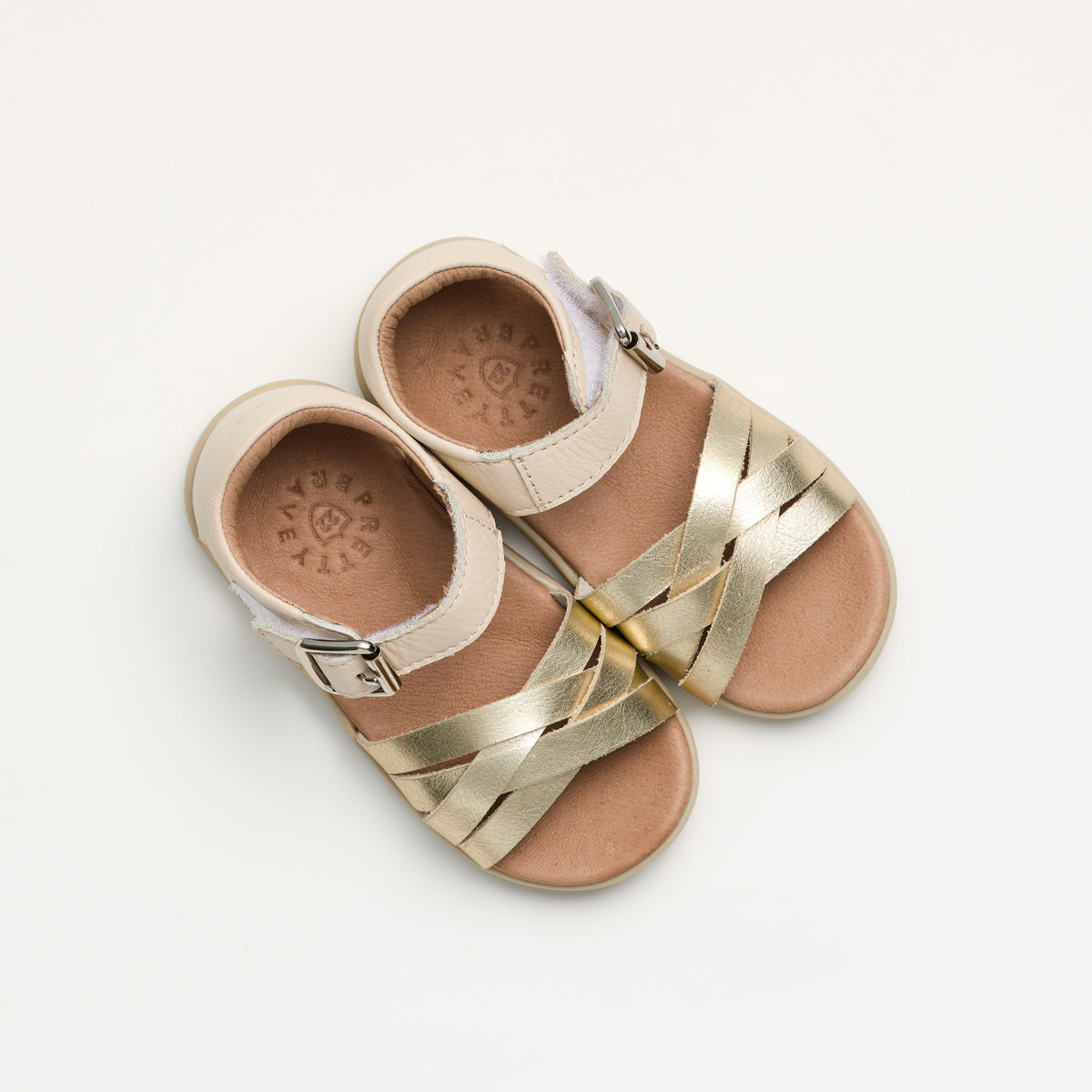 Pretty Brave Toddler Sandal Lily Stone Shine
