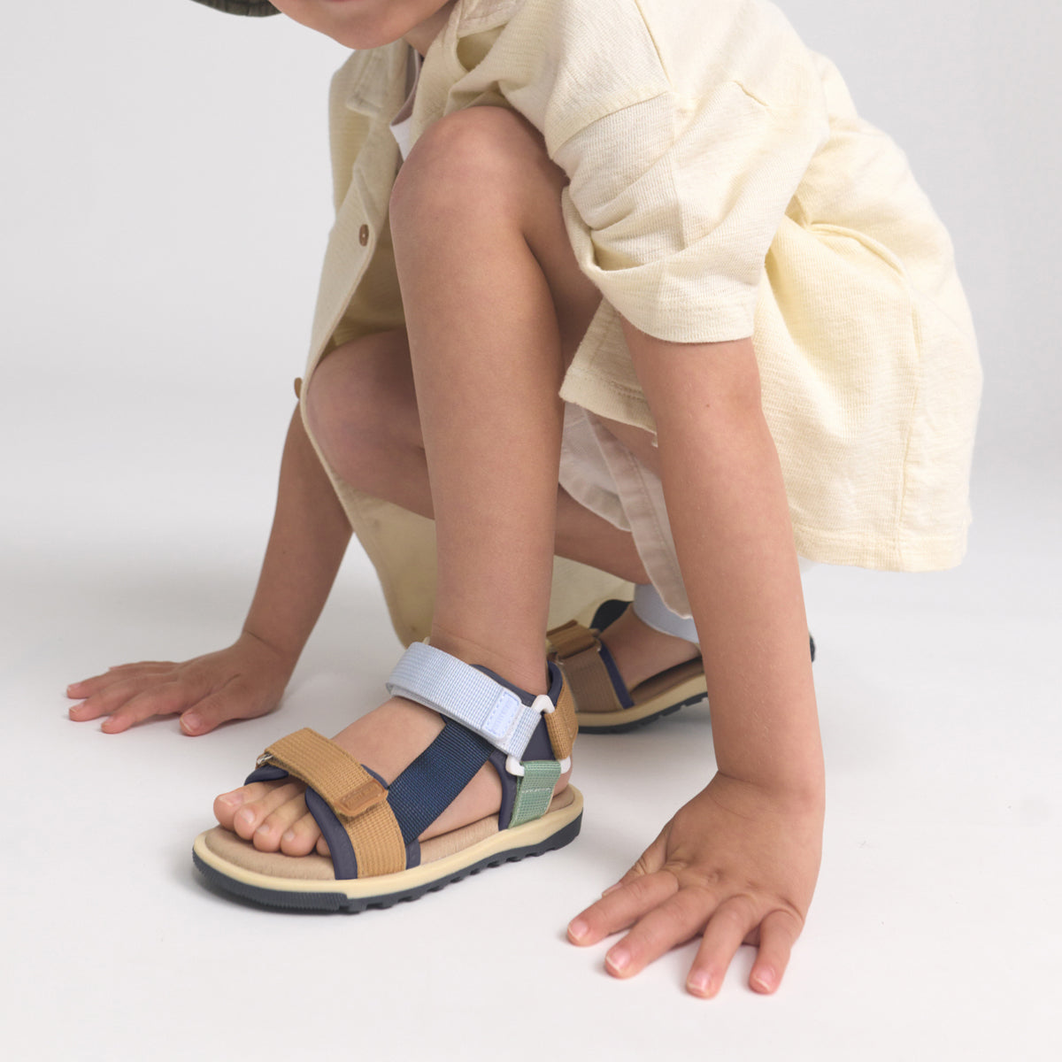 Pretty Brave Toddler / Child Sandal Otis Ocean Combo