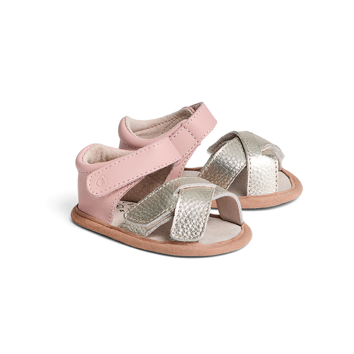 Pretty Brave Criss Cross Sandal Blush Gold