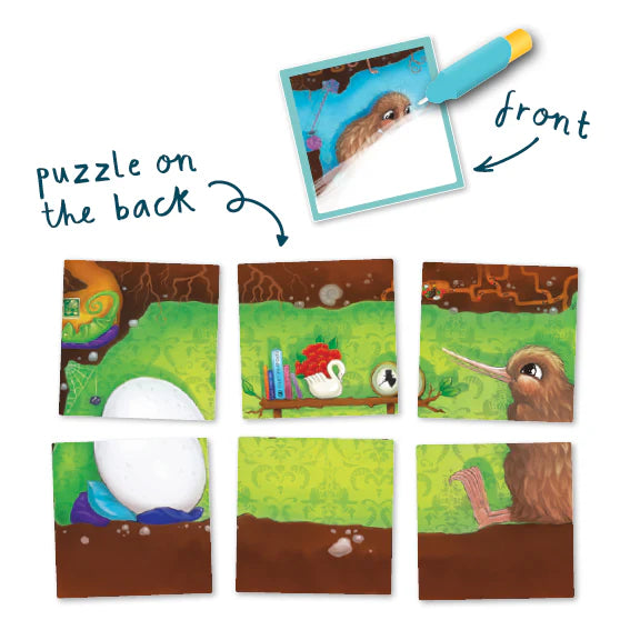 Kuwi & Friends Magic Water Cards | Kuwi's First Egg