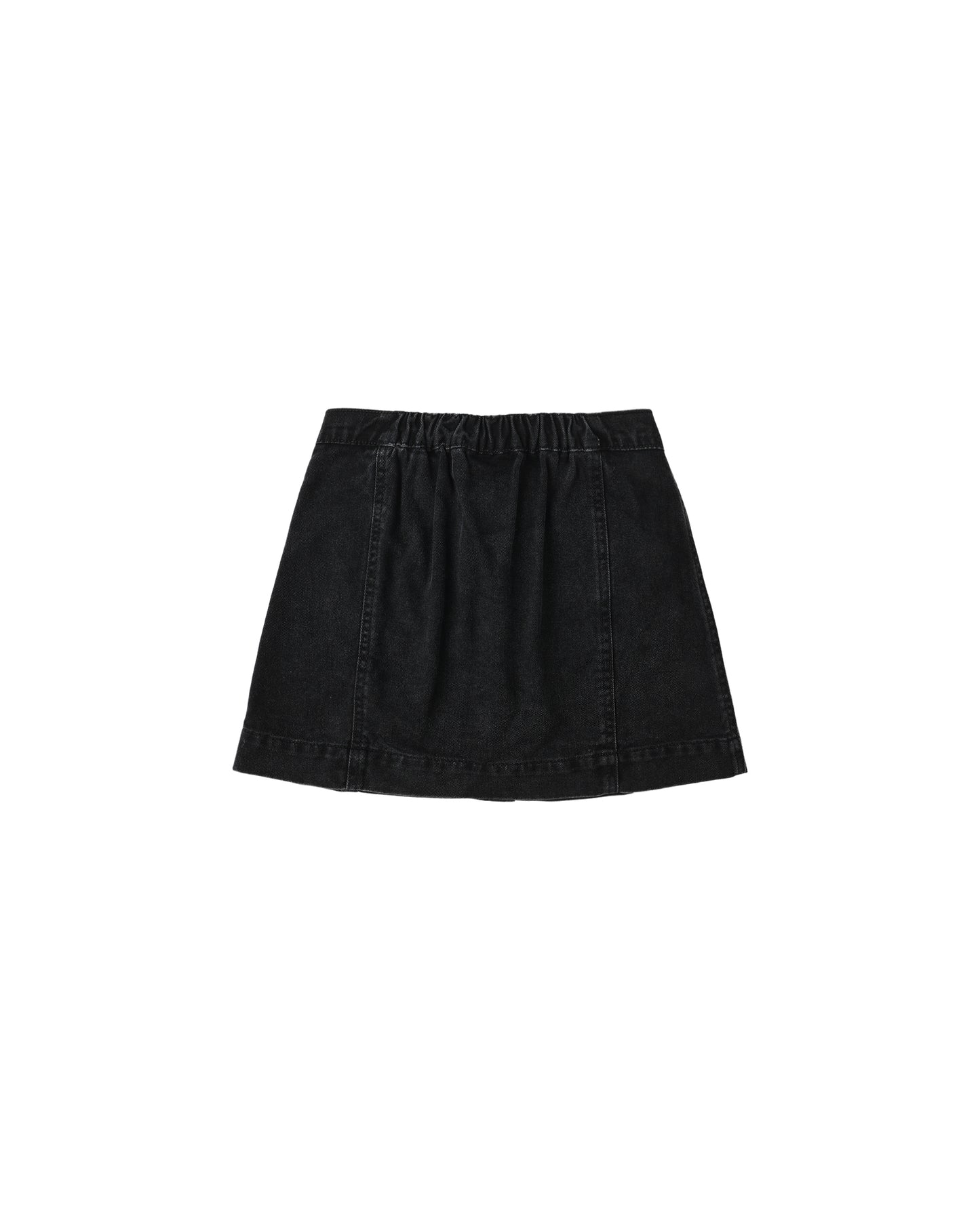 Rylee + Cru Denver Mini Skirt Washed Black