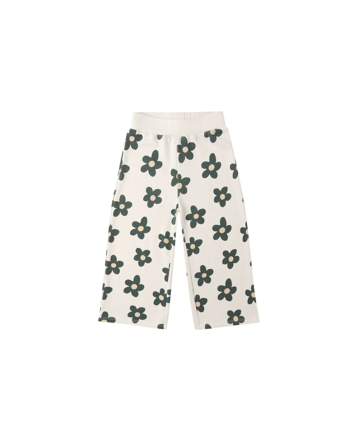 Rylee + Cru Wide Leg Sweatpant Daisy
