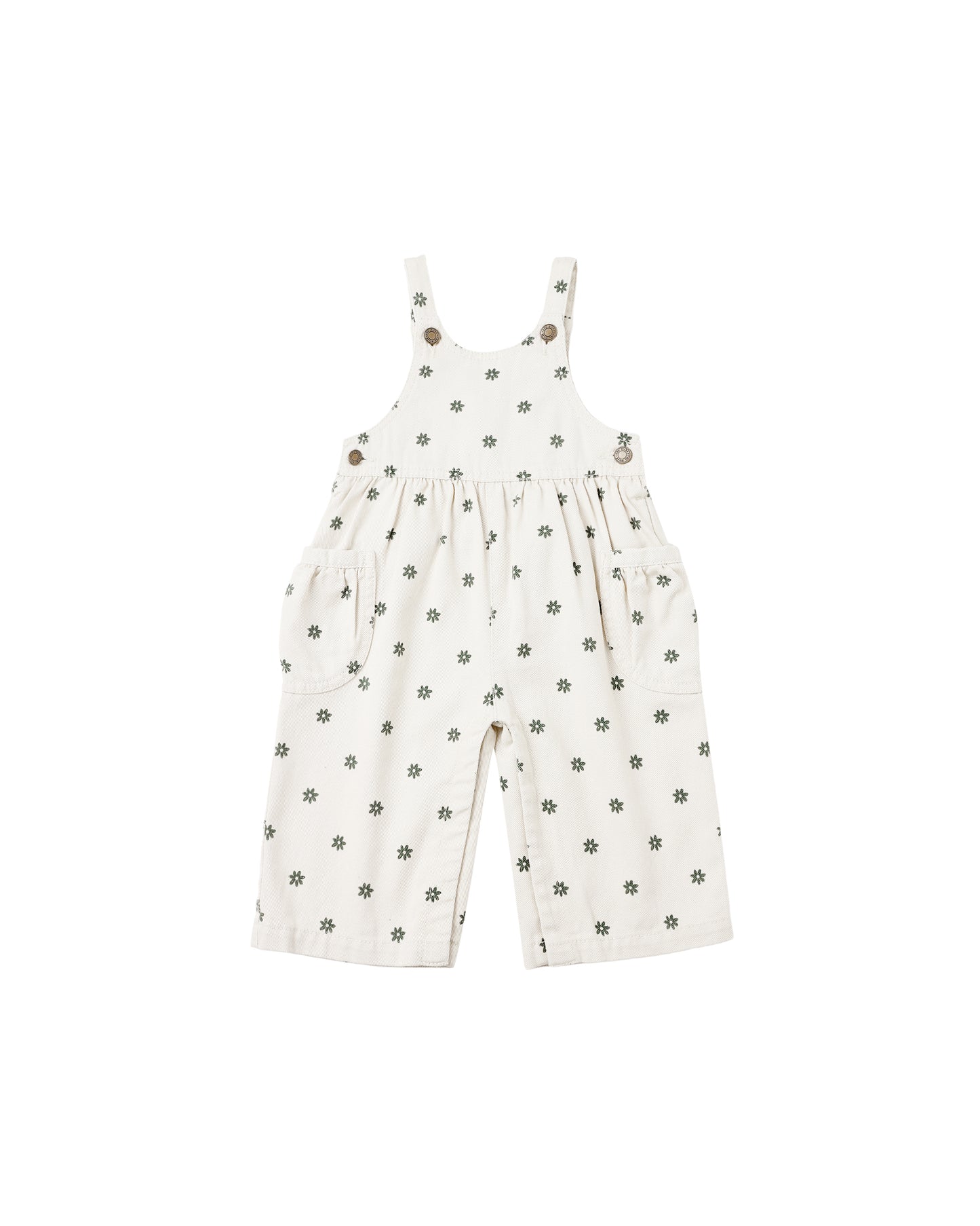 Rylee + Cru Wide Leg Overall Mini Daisy