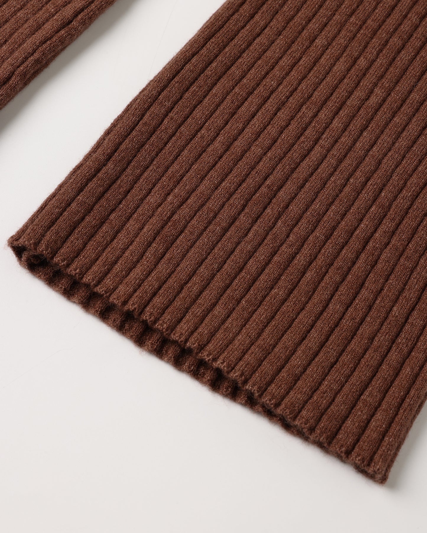 Rylee + Cru Flare Rib Knit Pant Mulberry